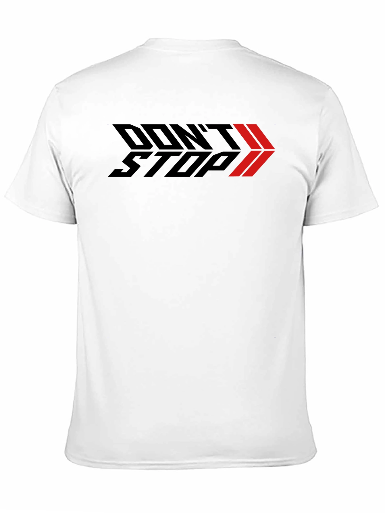 Dont Stop Graphic Print Black T-Shirt