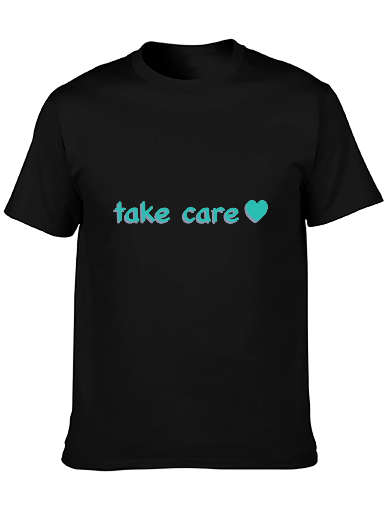 Take Care Graphic Tee - Soft Cotton Casual Shirt