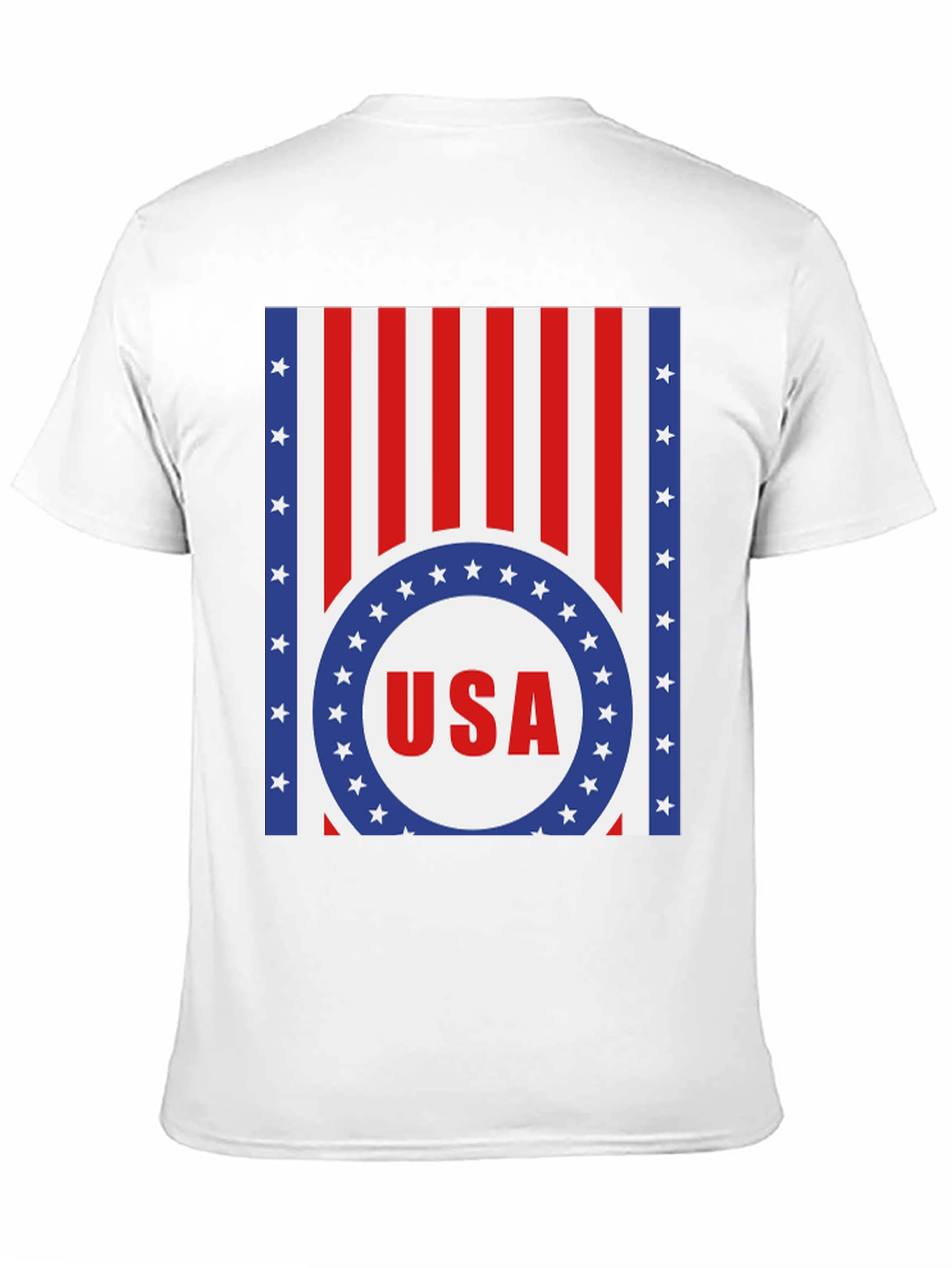 USA Flag Graphic T-Shirt - Patriotic Style