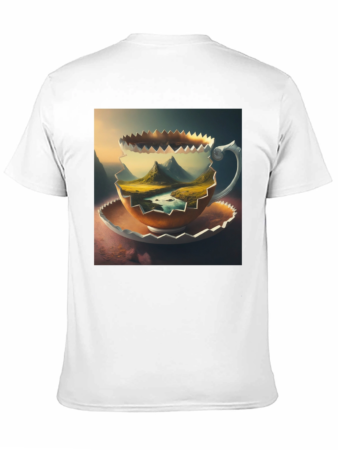 Mountain View Coffee Cup T-Shirt