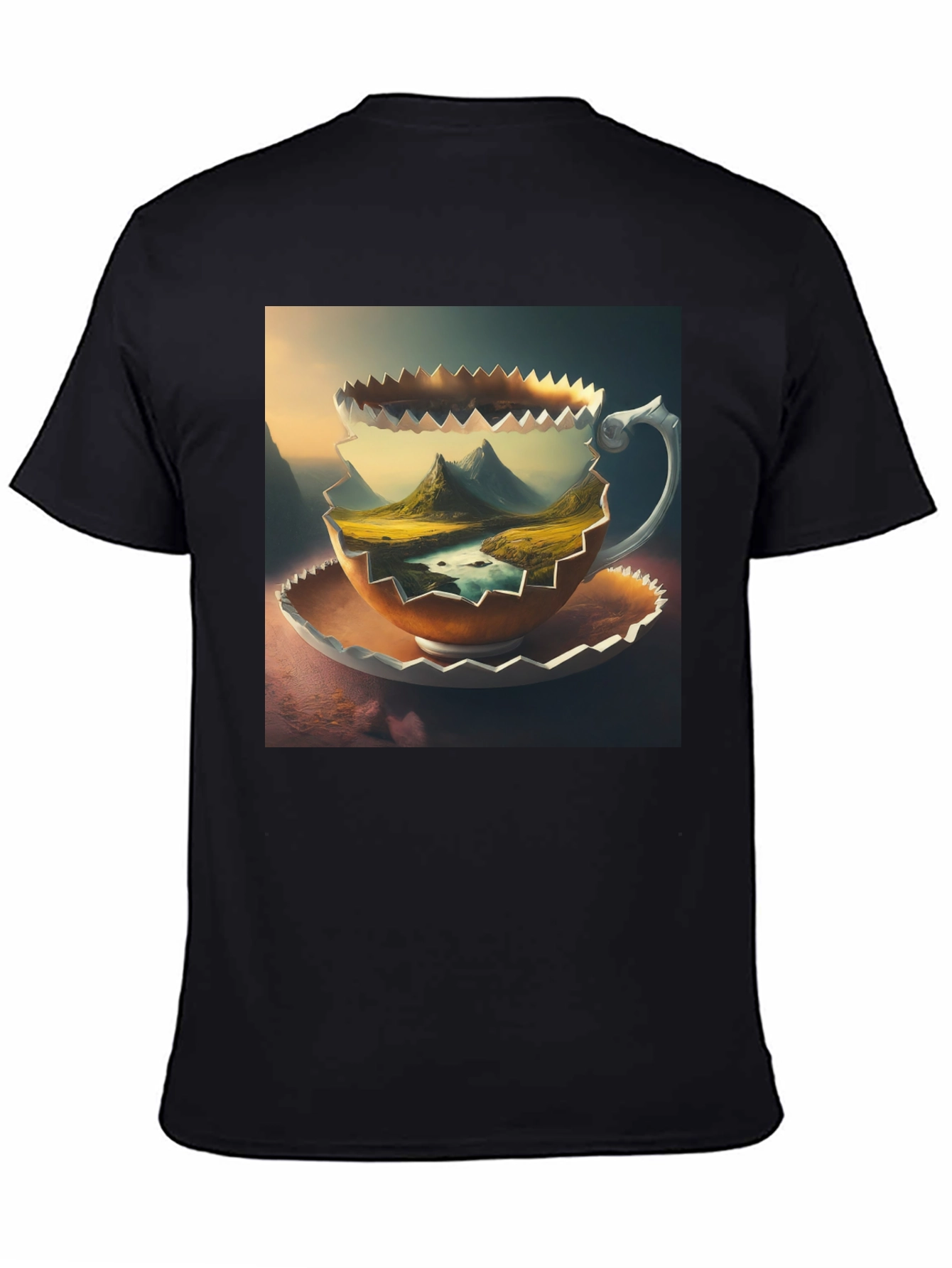 Mountain View Coffee Cup T-Shirt