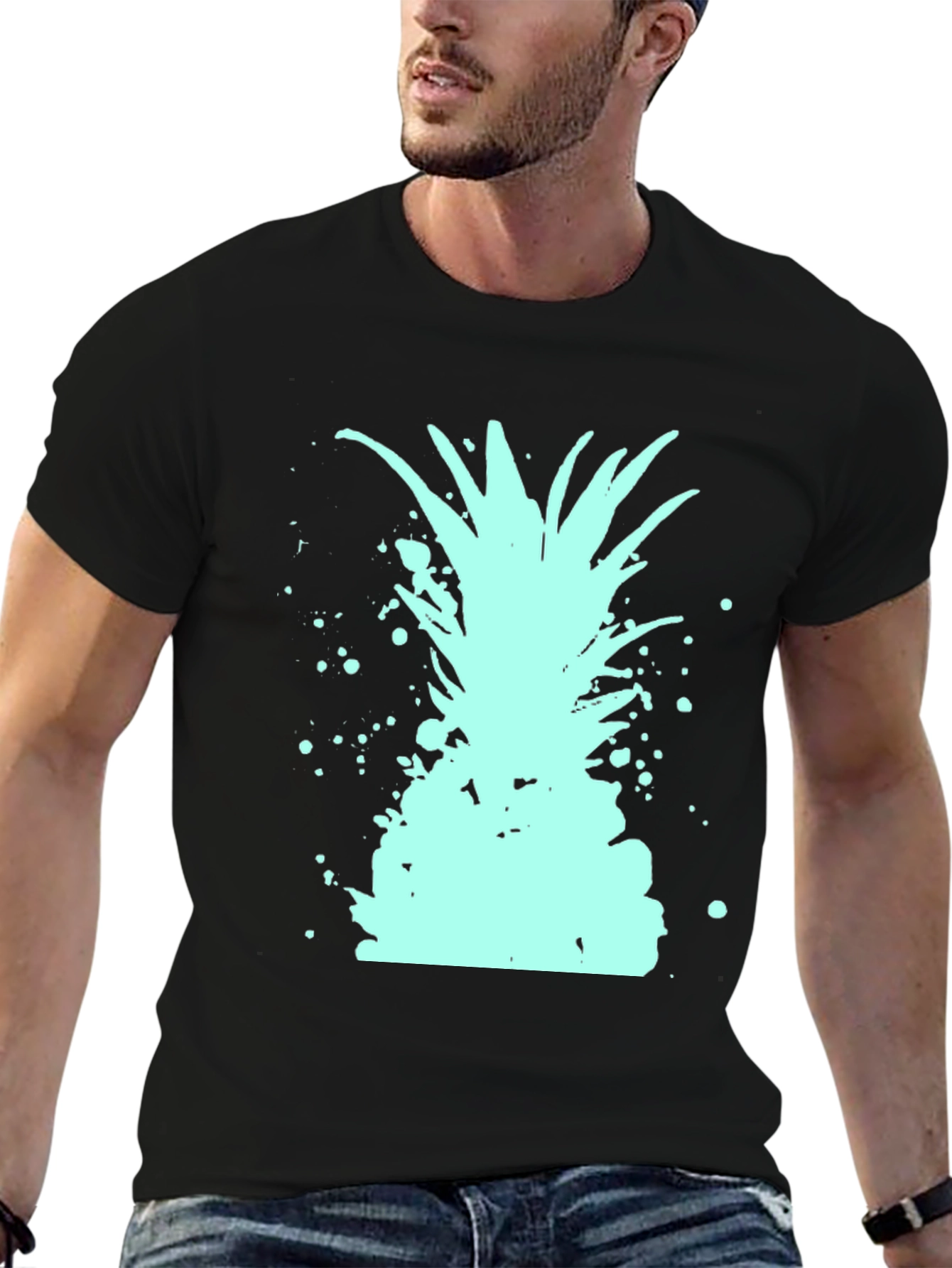 Cool Pineapple Graphic T-Shirt