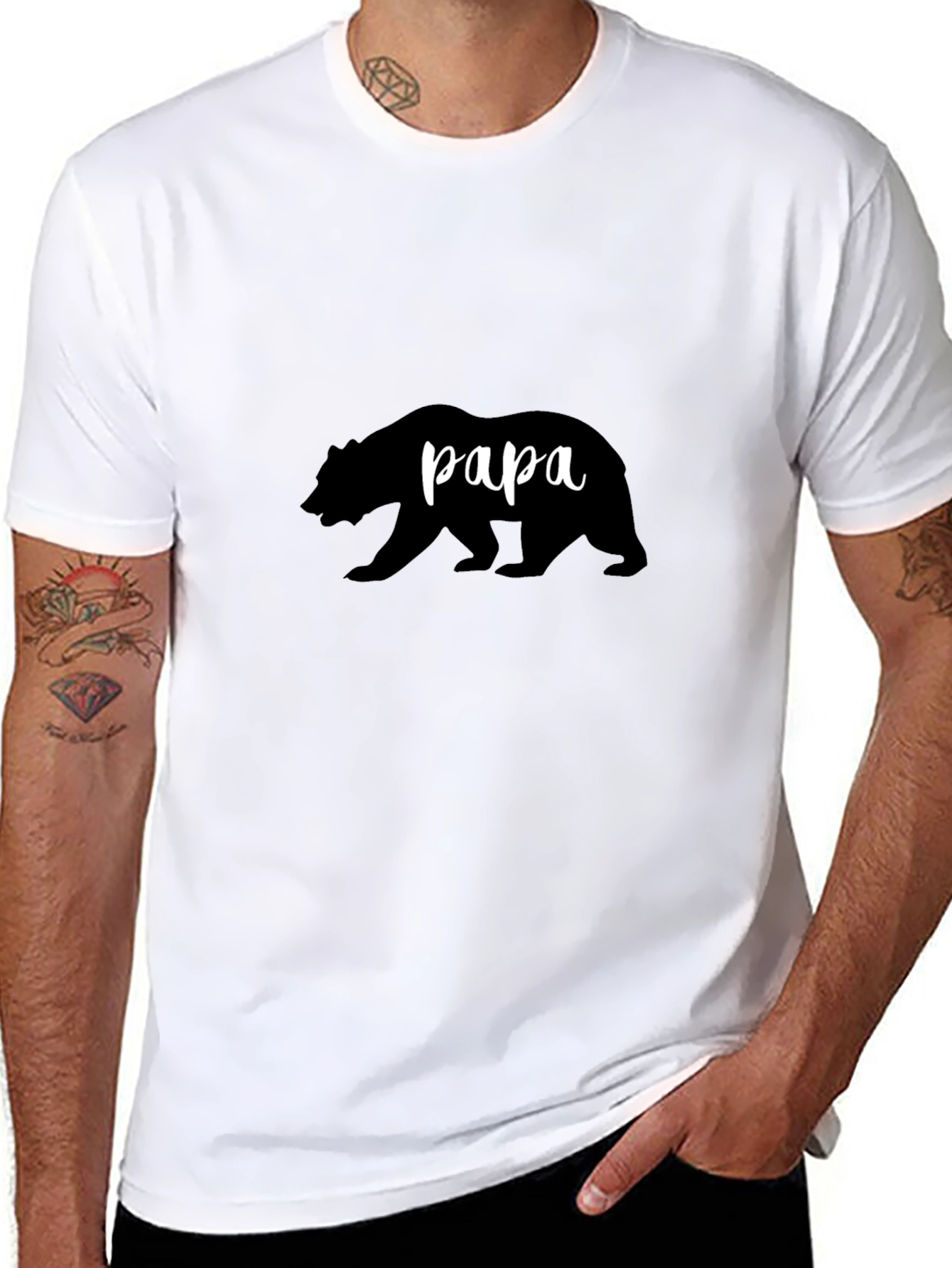 Papa Bear T-Shirt - Dad Gift