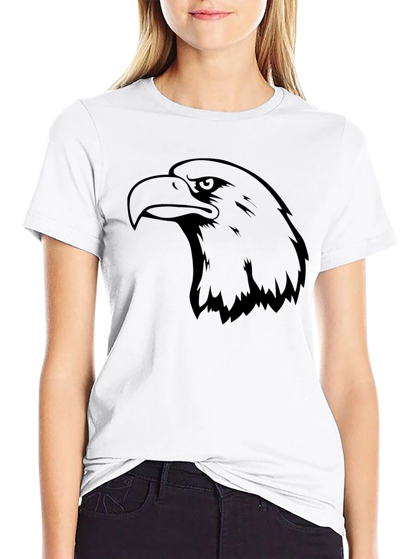 Black Eagle Graphic T-Shirt - Stylish Mens Apparel