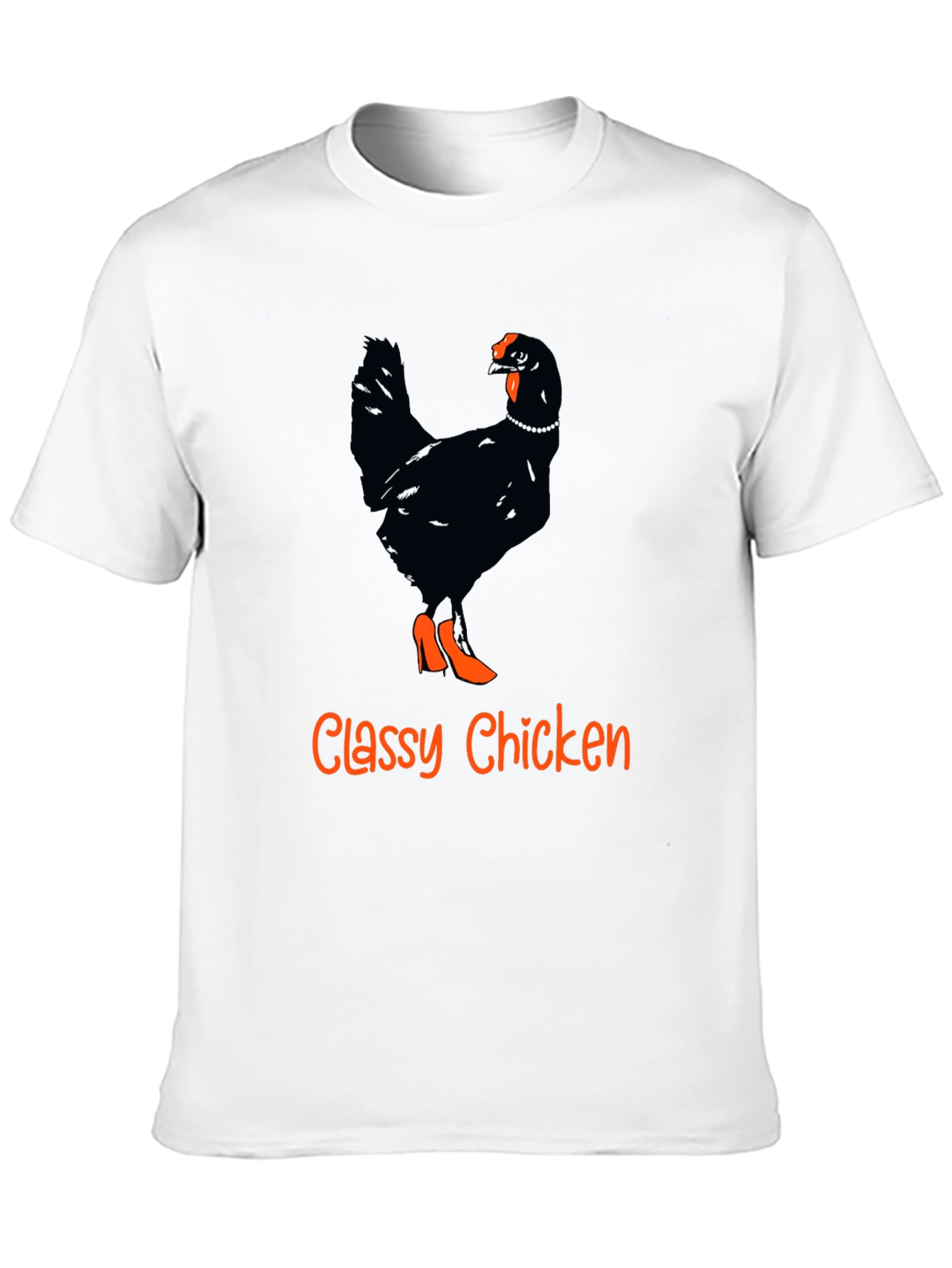 Classy Chicken Graphic Tee - Fun Animal Humor
