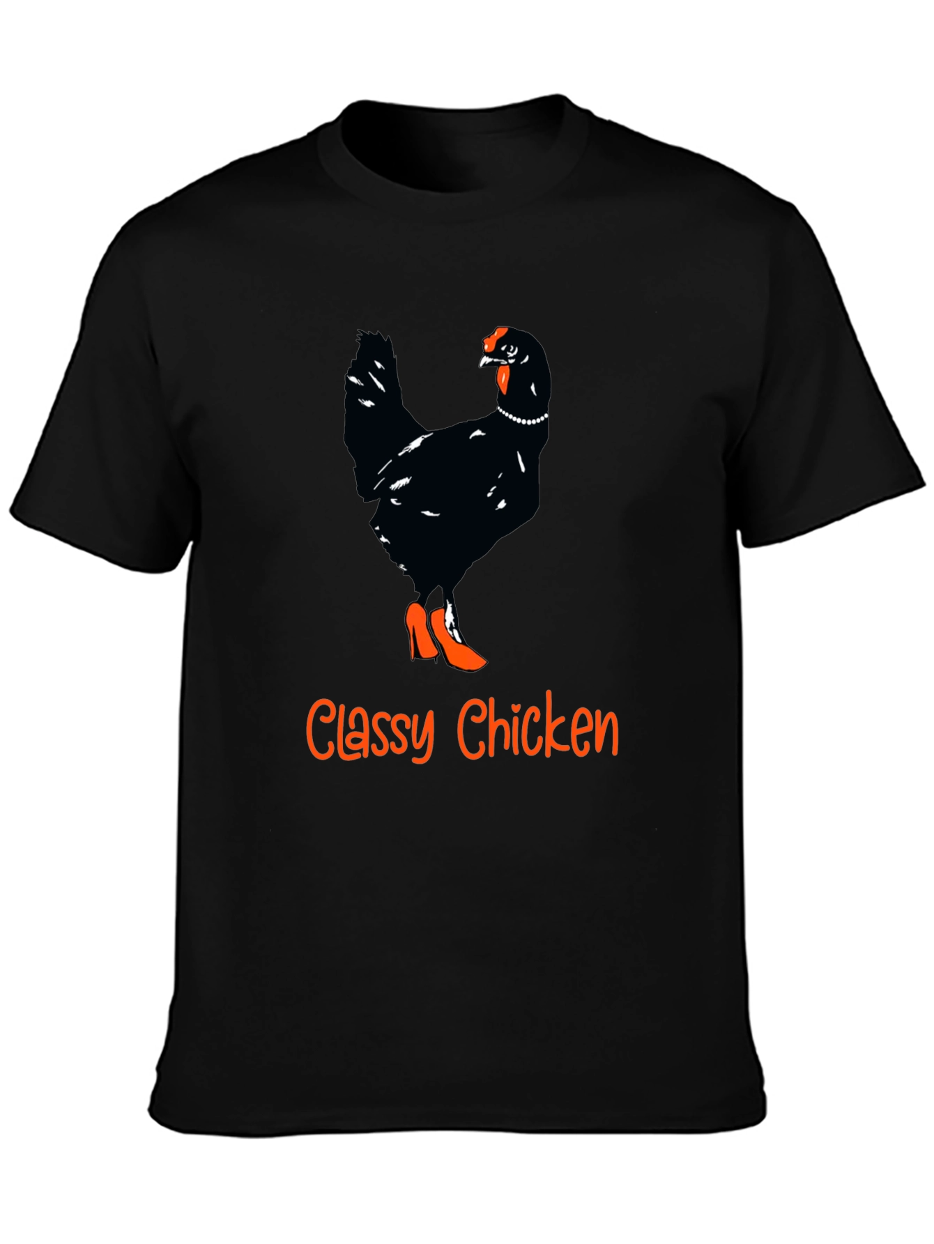 Classy Chicken Graphic Tee - Fun Animal Humor