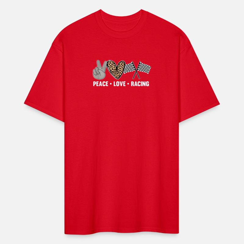 Women'S Racing Peace Love Racing Race Flag