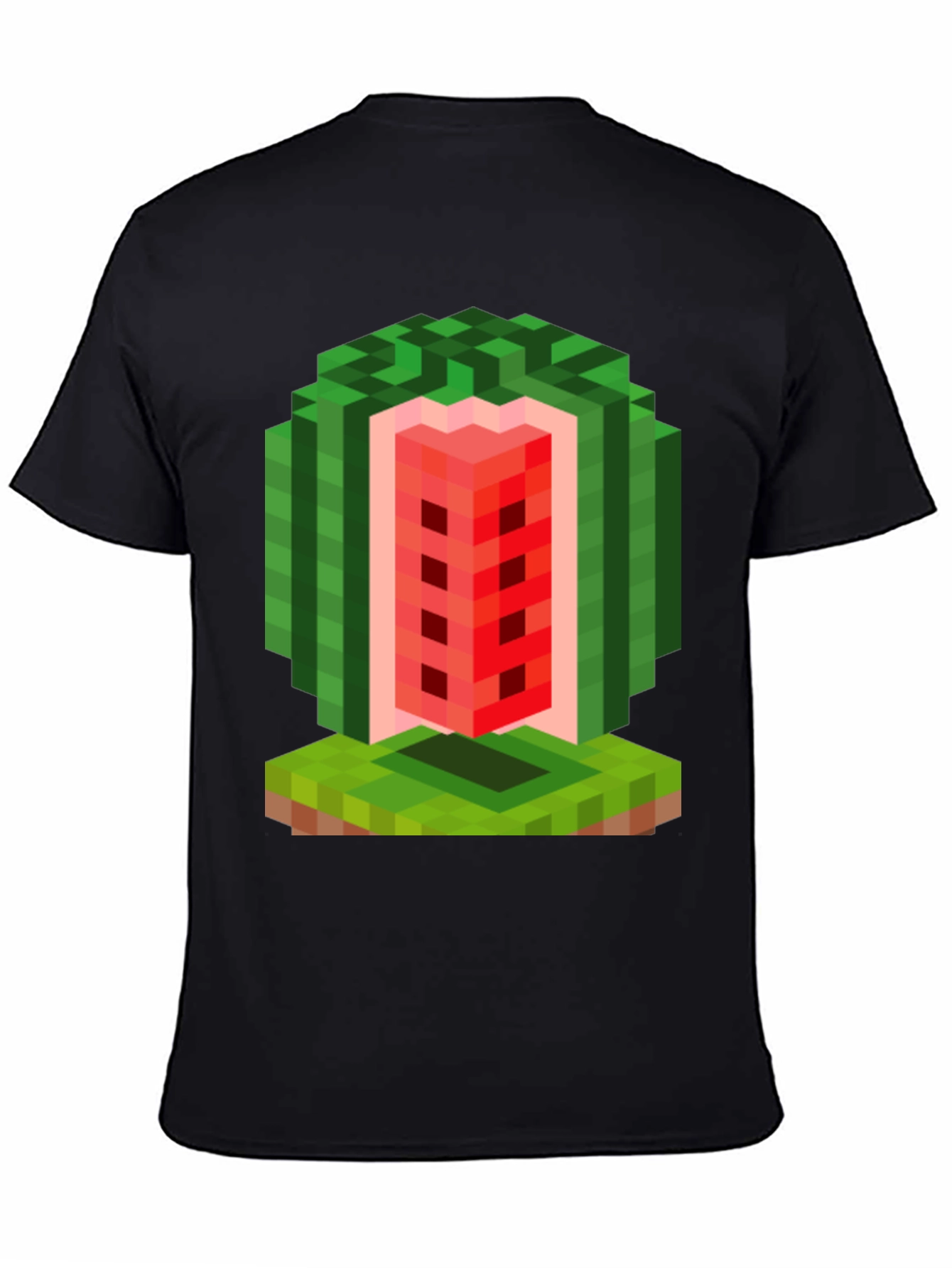 Minecraft Watermelon T-Shirt - Gamer Pixel Art