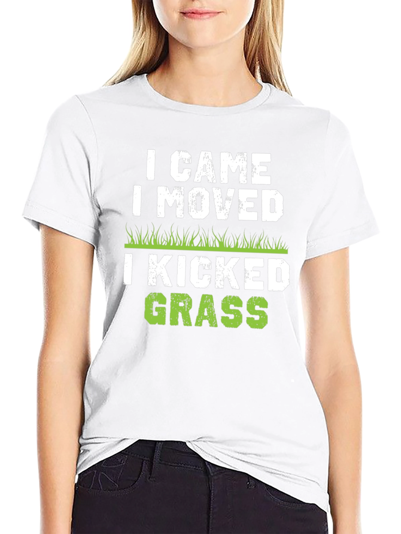 I Came I Moved I Kicked Grass Black T-Shirt