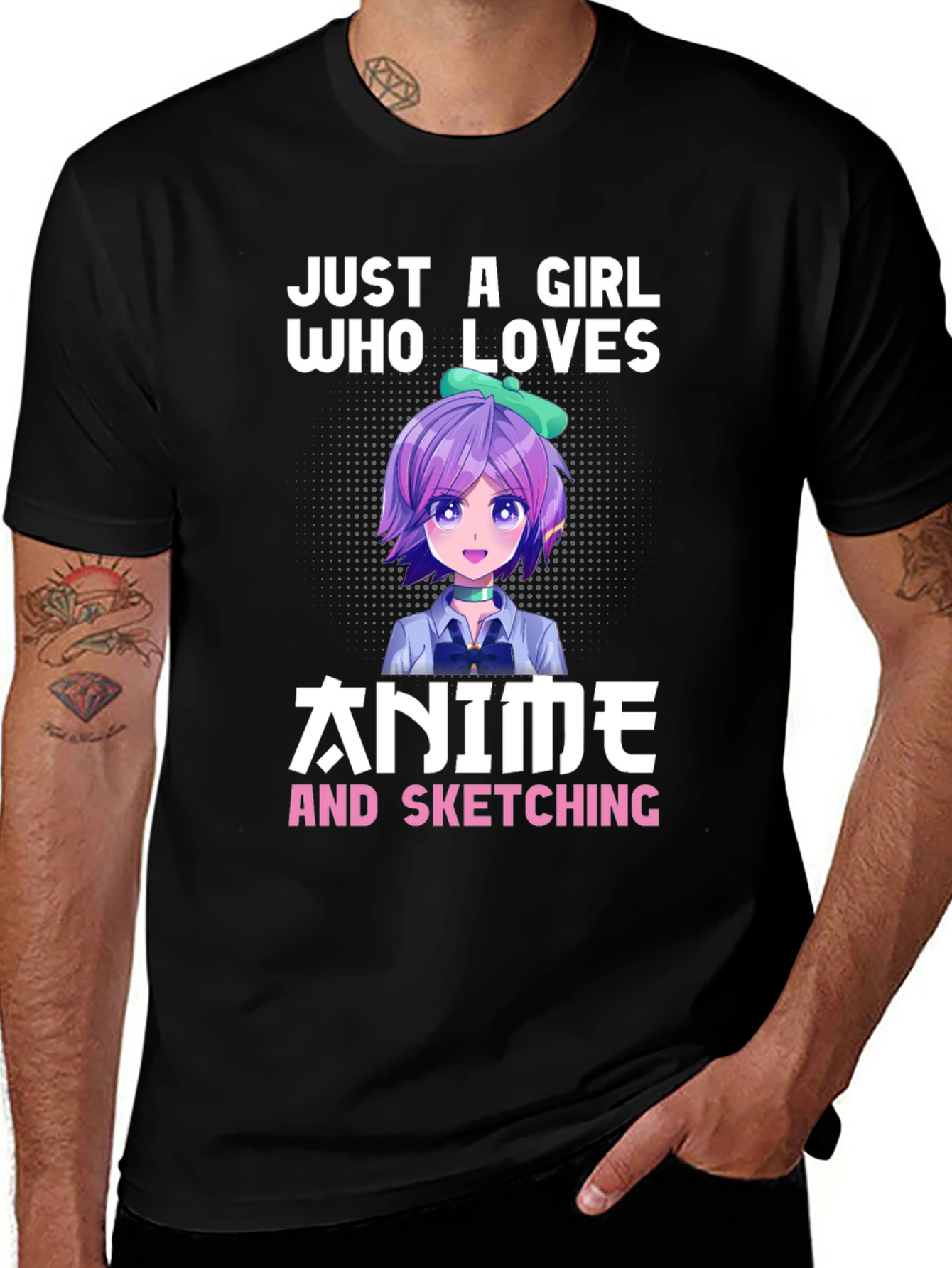 Just A Girl Who Loves Anime T-Shirt