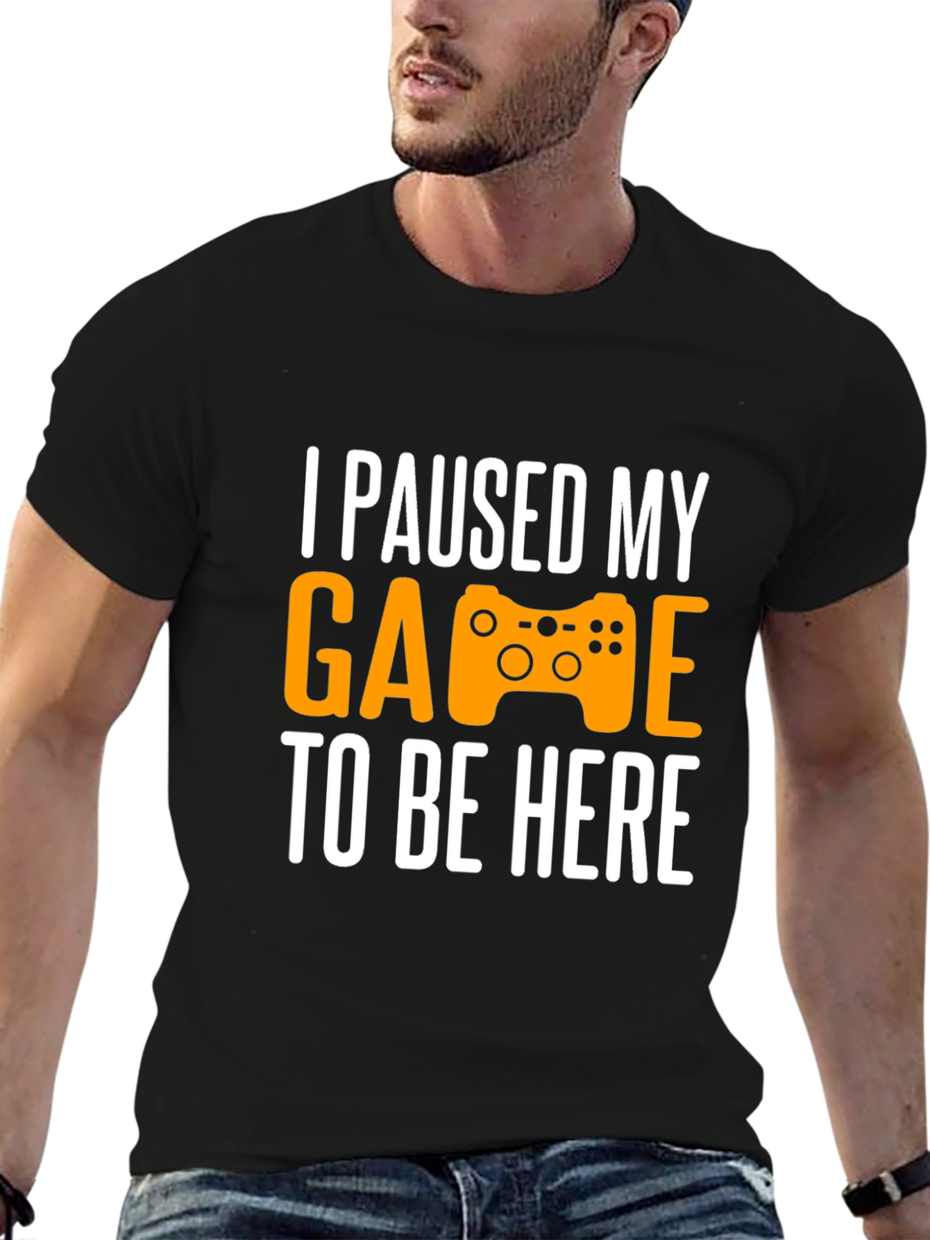 I Paused My Game Graphic Tee - Gamer Shirt