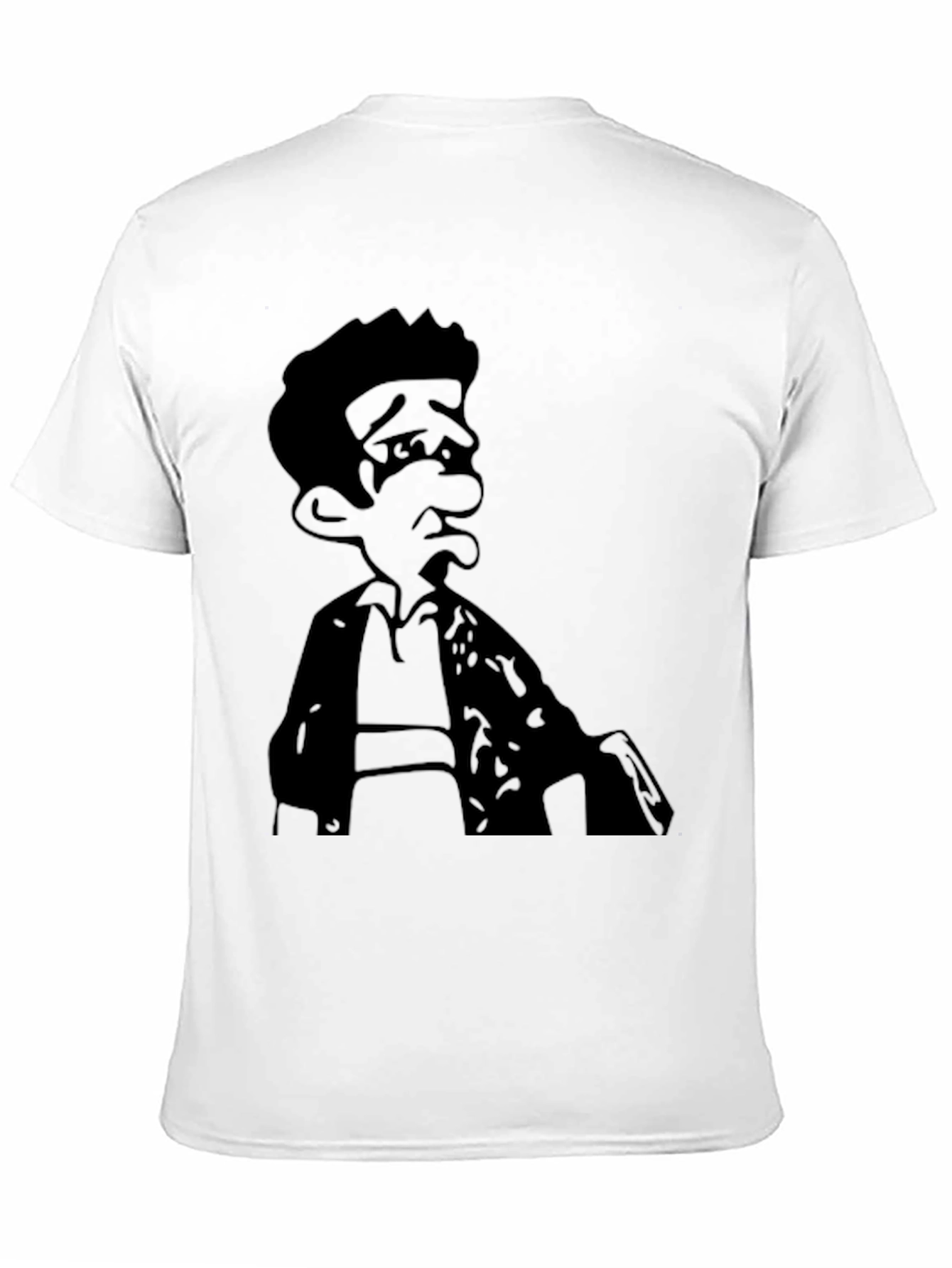 Cartoon Character Graphic Black T-Shirt