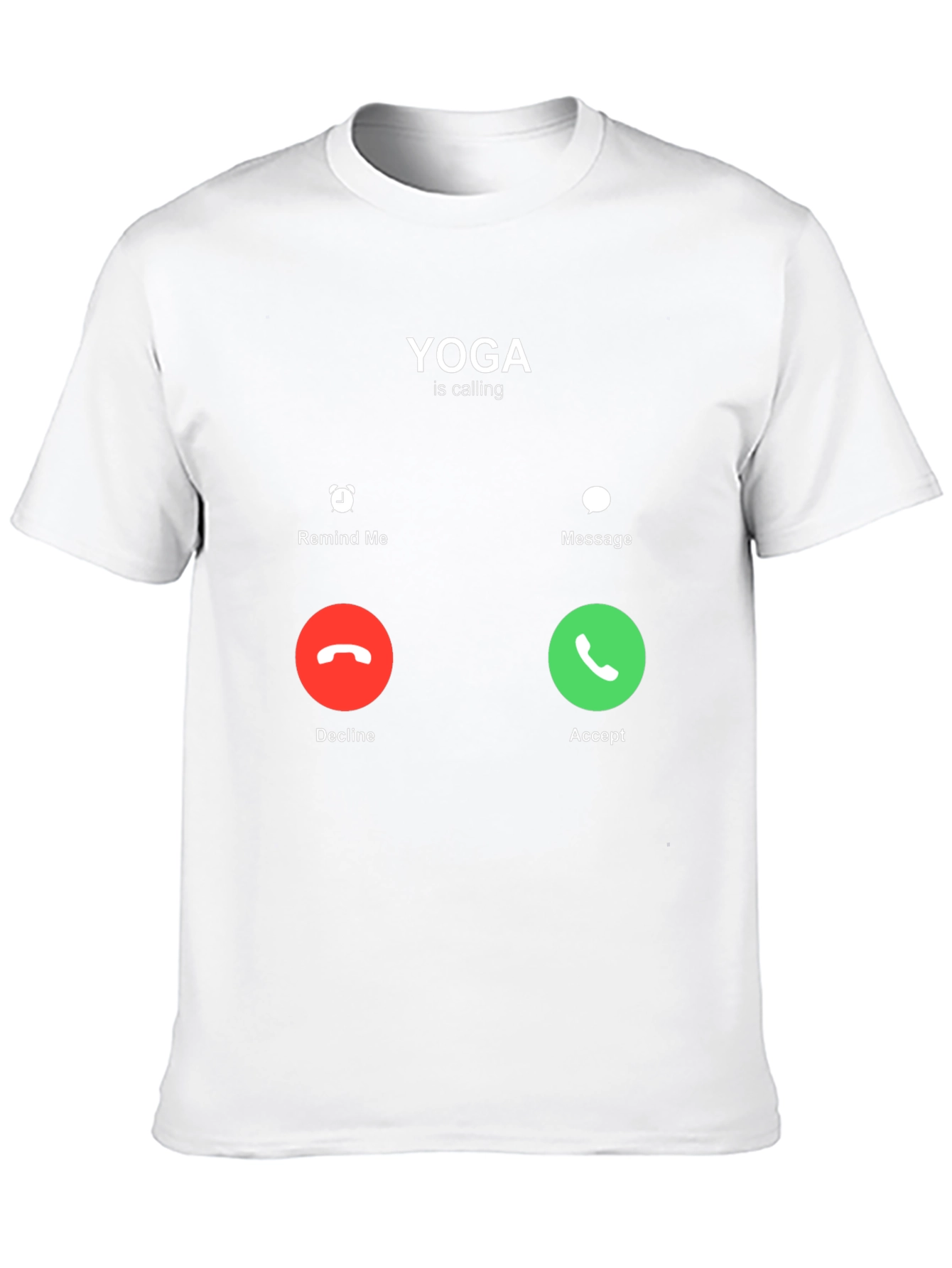 Yoga is Calling Black T-Shirt