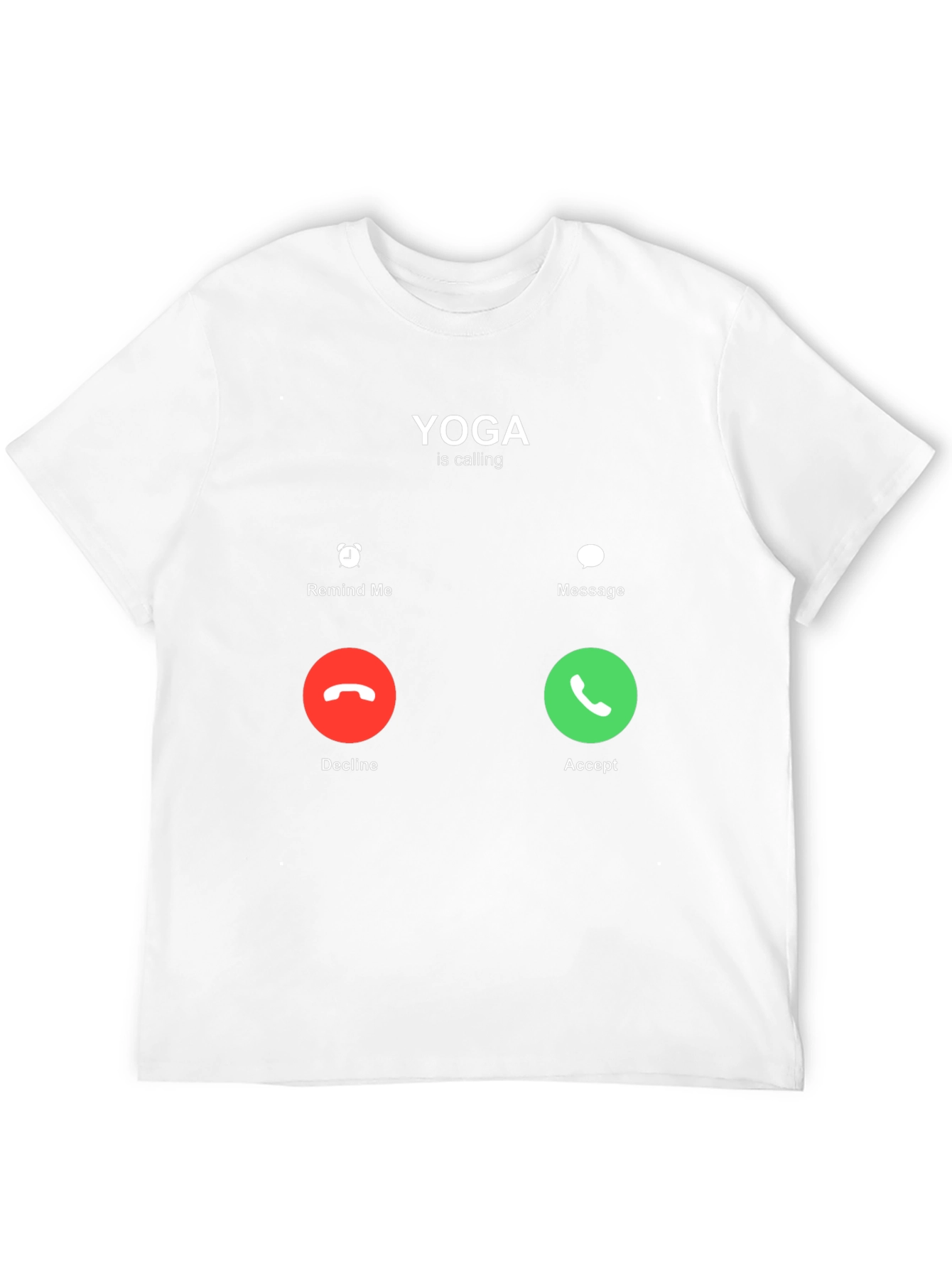 Yoga is Calling Black T-Shirt