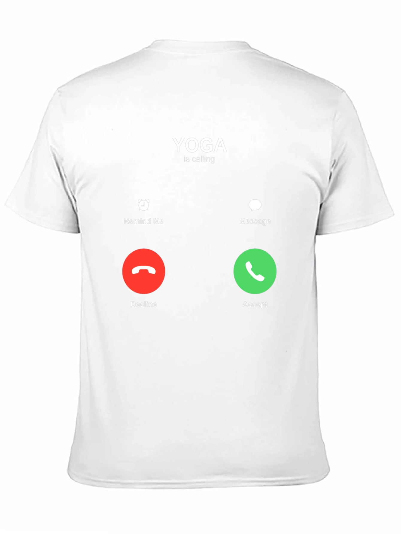 Yoga is Calling Black T-Shirt
