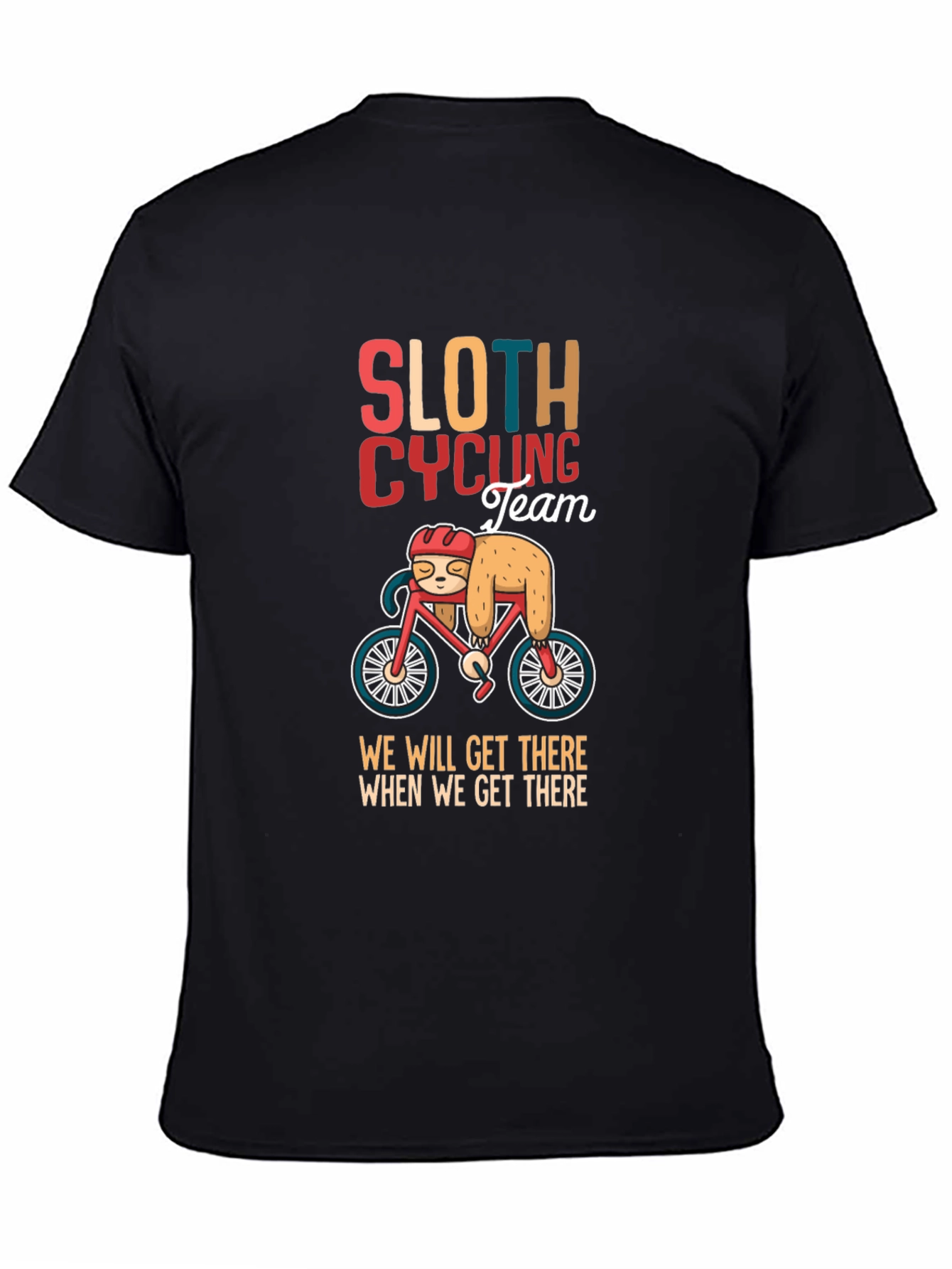 Sloth Cycling Team Graphic T-Shirt