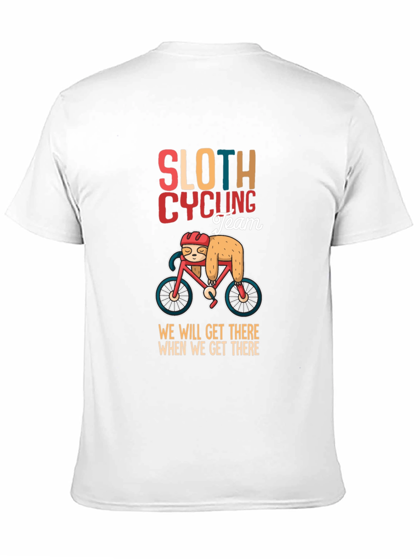 Sloth Cycling Team Graphic T-Shirt