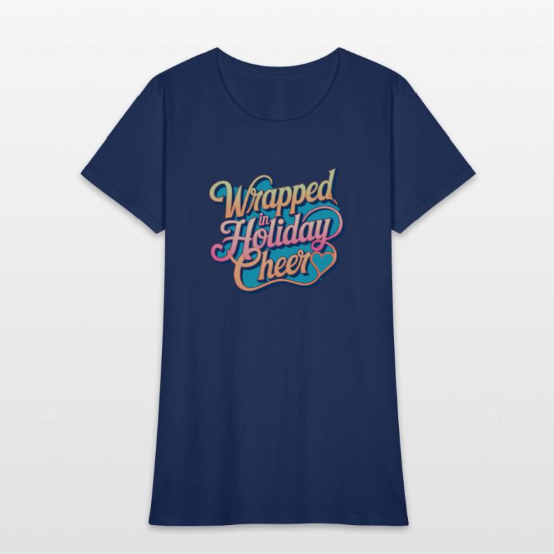 Wrapped in Holiday Cheer -Typography Design