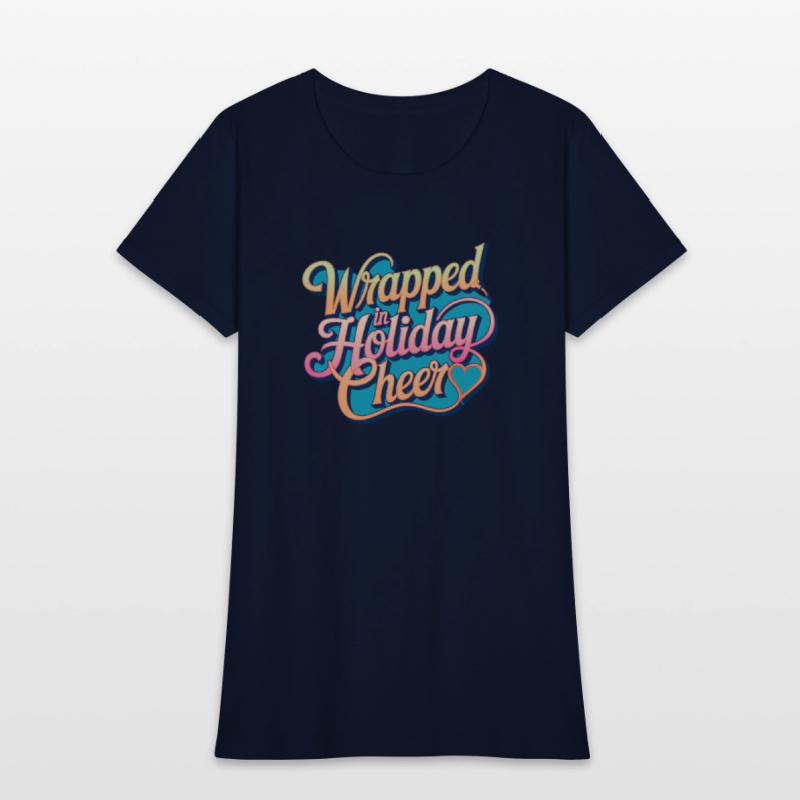 Wrapped in Holiday Cheer -Typography Design