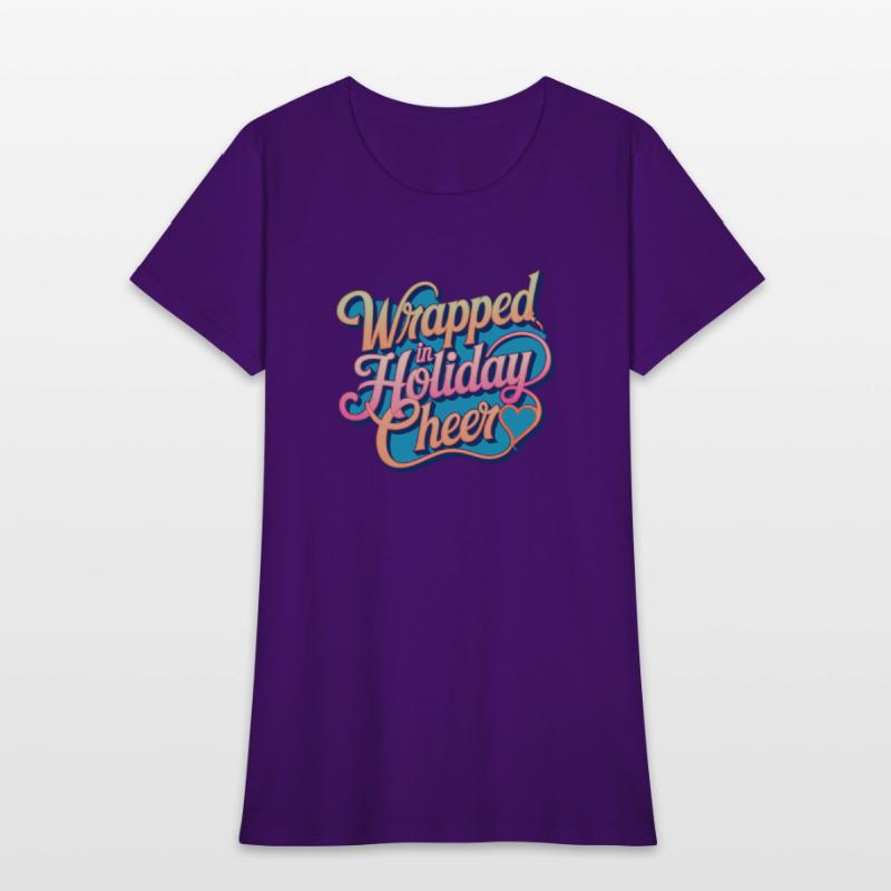 Wrapped in Holiday Cheer -Typography Design