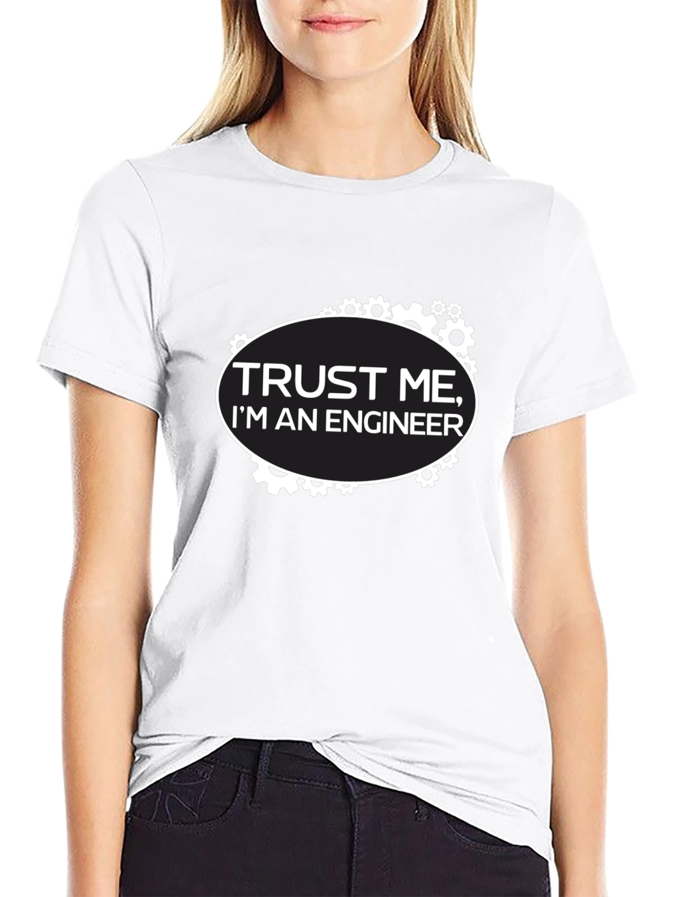 Trust Me Im An Engineer T-Shirt - Black