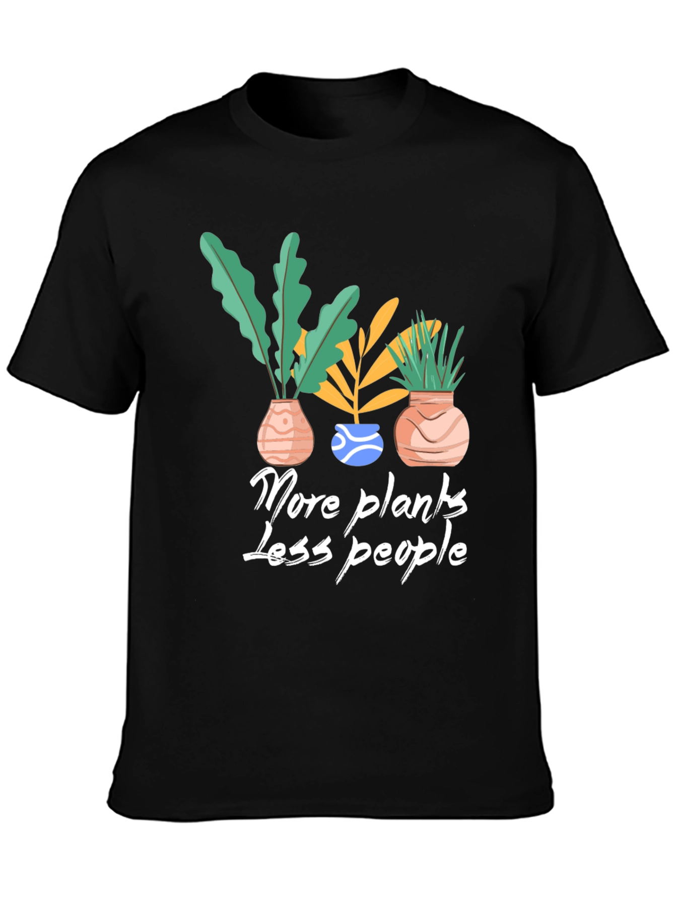 More Plants Less People Graphic Tee