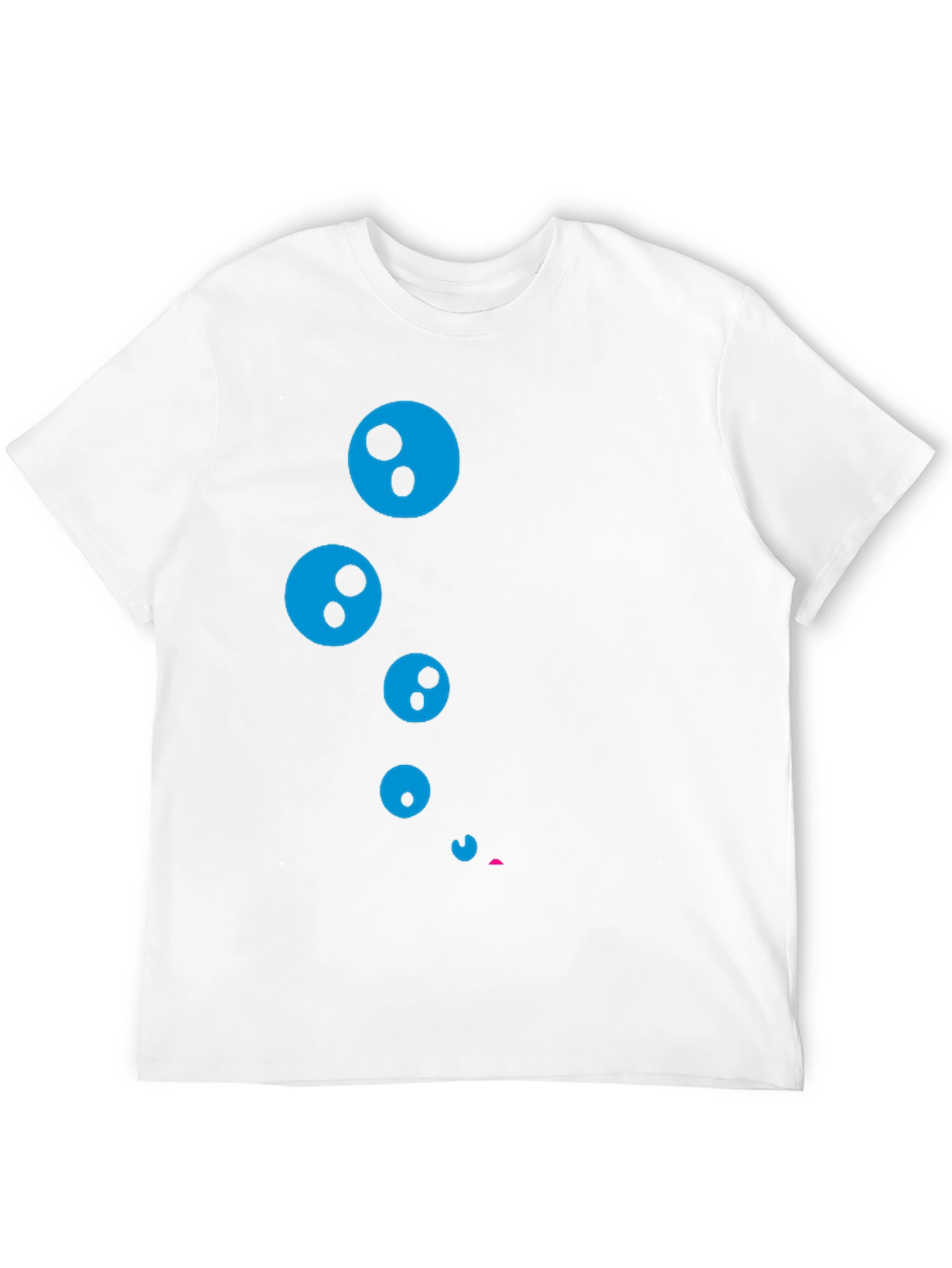 Funky Bubble Graphic Black T-Shirt