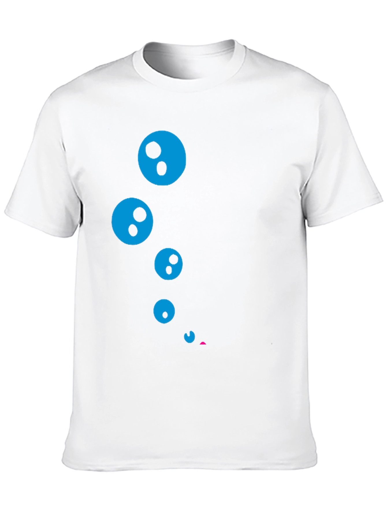 Funky Bubble Graphic Black T-Shirt