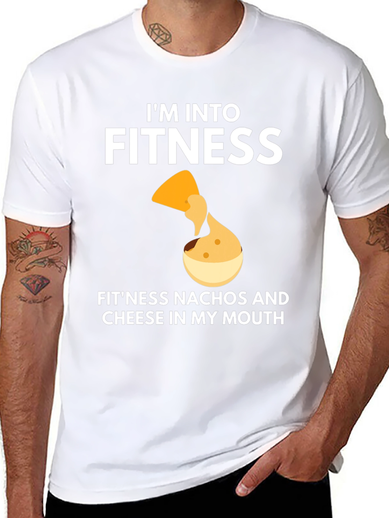 Fitness Nachos T-Shirt - Funny Foodie Tee