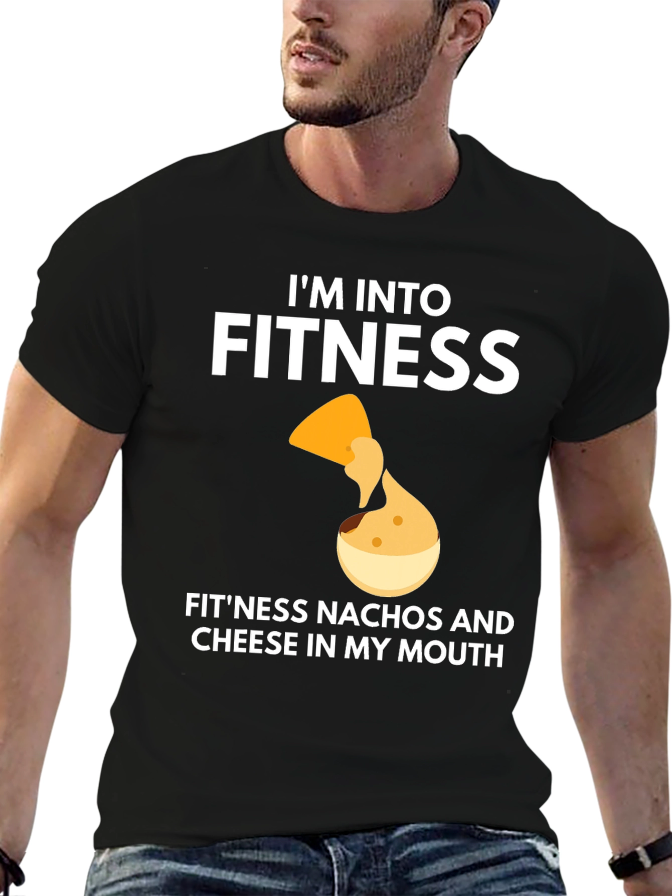 Fitness Nachos T-Shirt - Funny Foodie Tee
