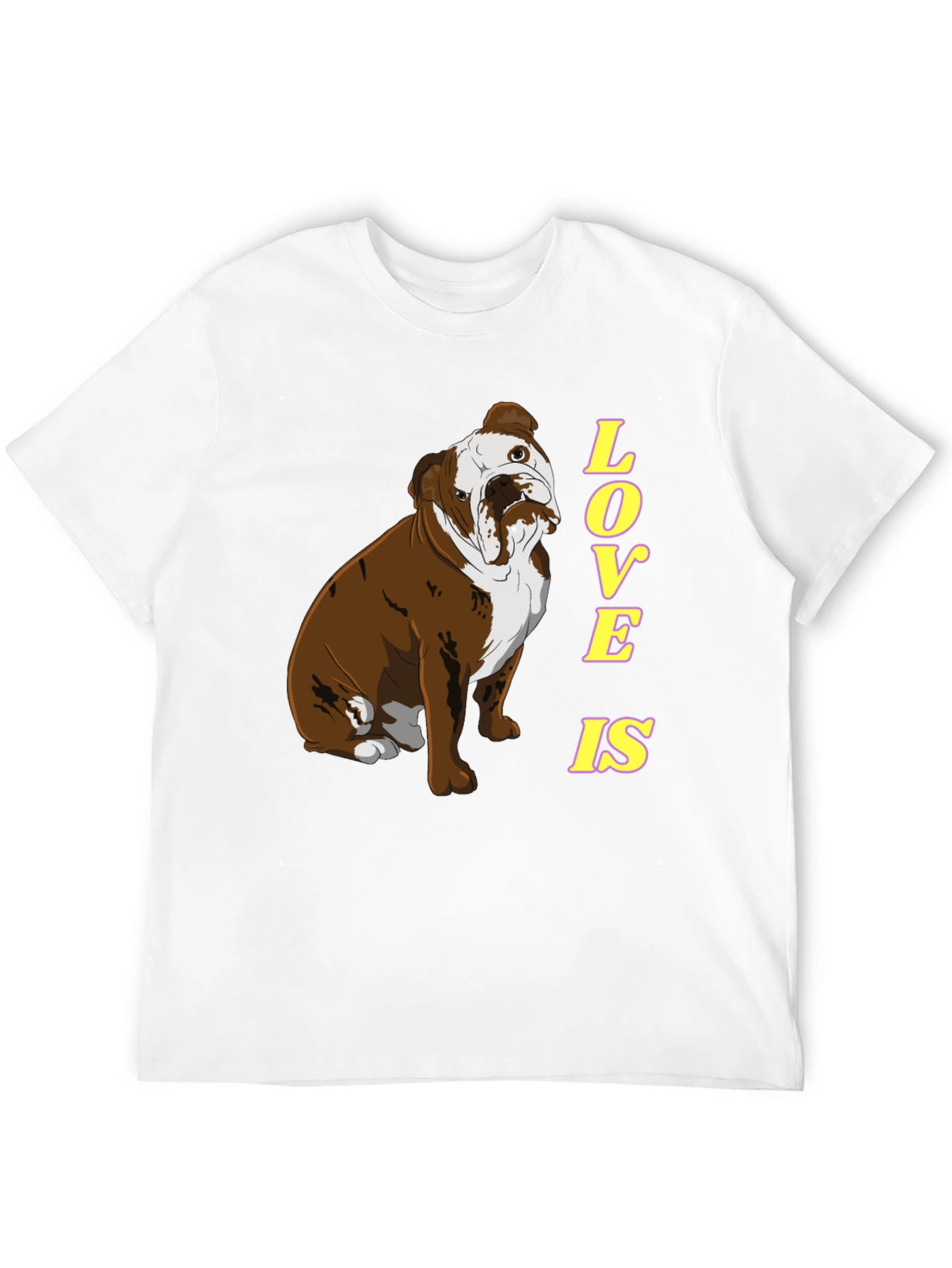 Bulldog Love Graphic Tee - Black