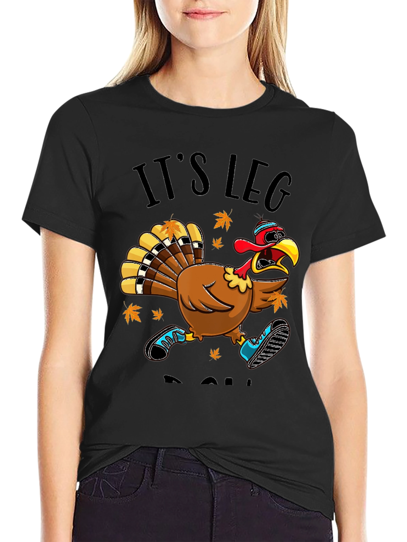 Its Leg Day Turkey Run T-Shirt