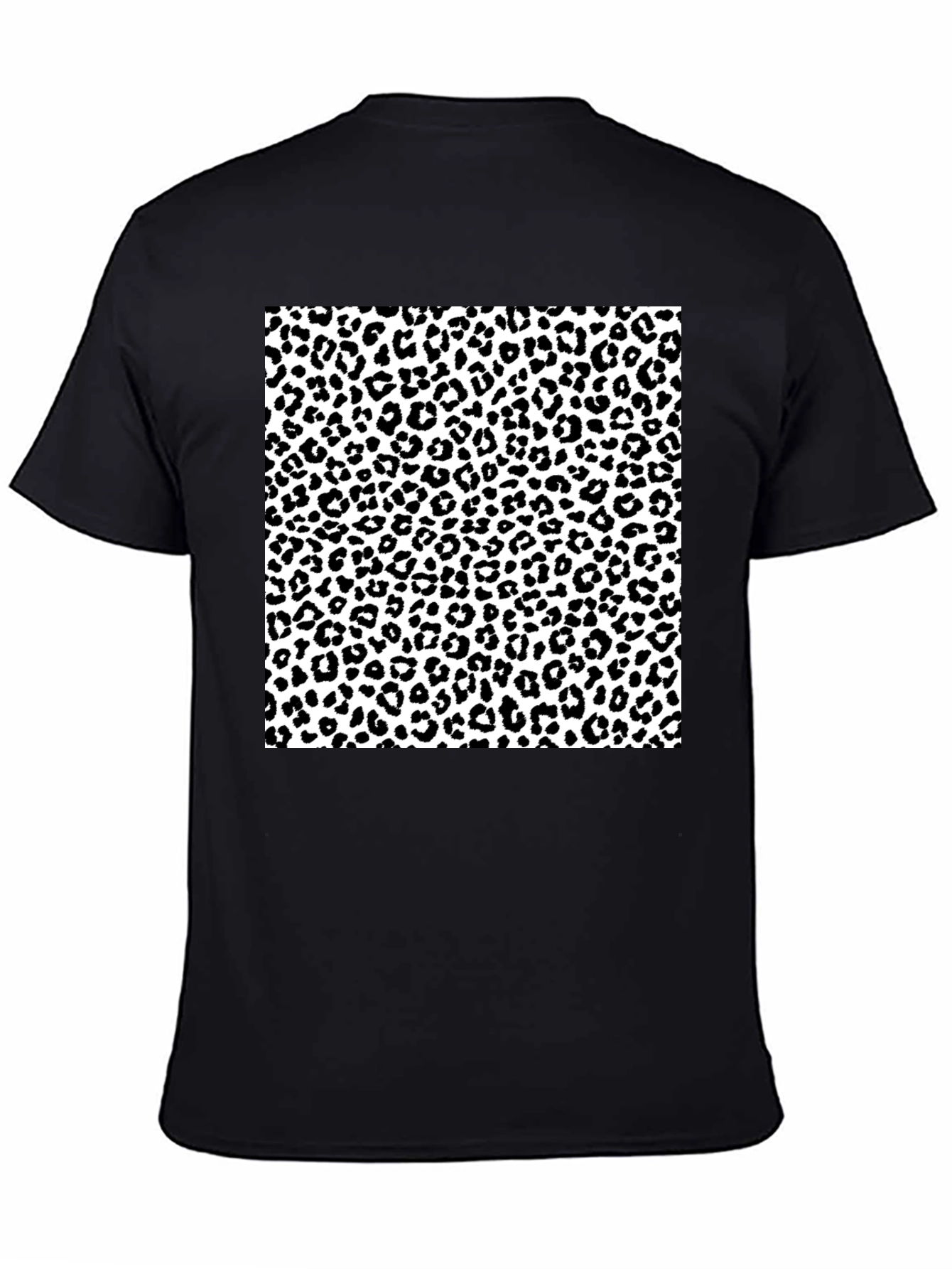 Leopard Print Graphic Tee - Stylish Mens T-Shirt