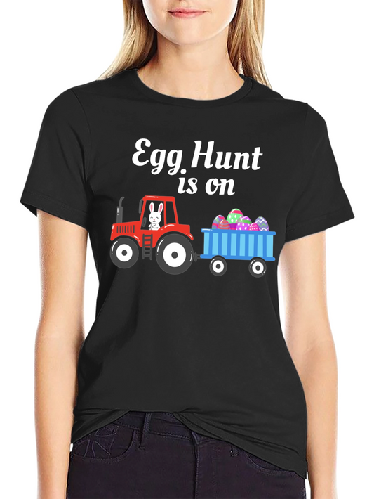 Egg Hunt Tractor T-Shirt