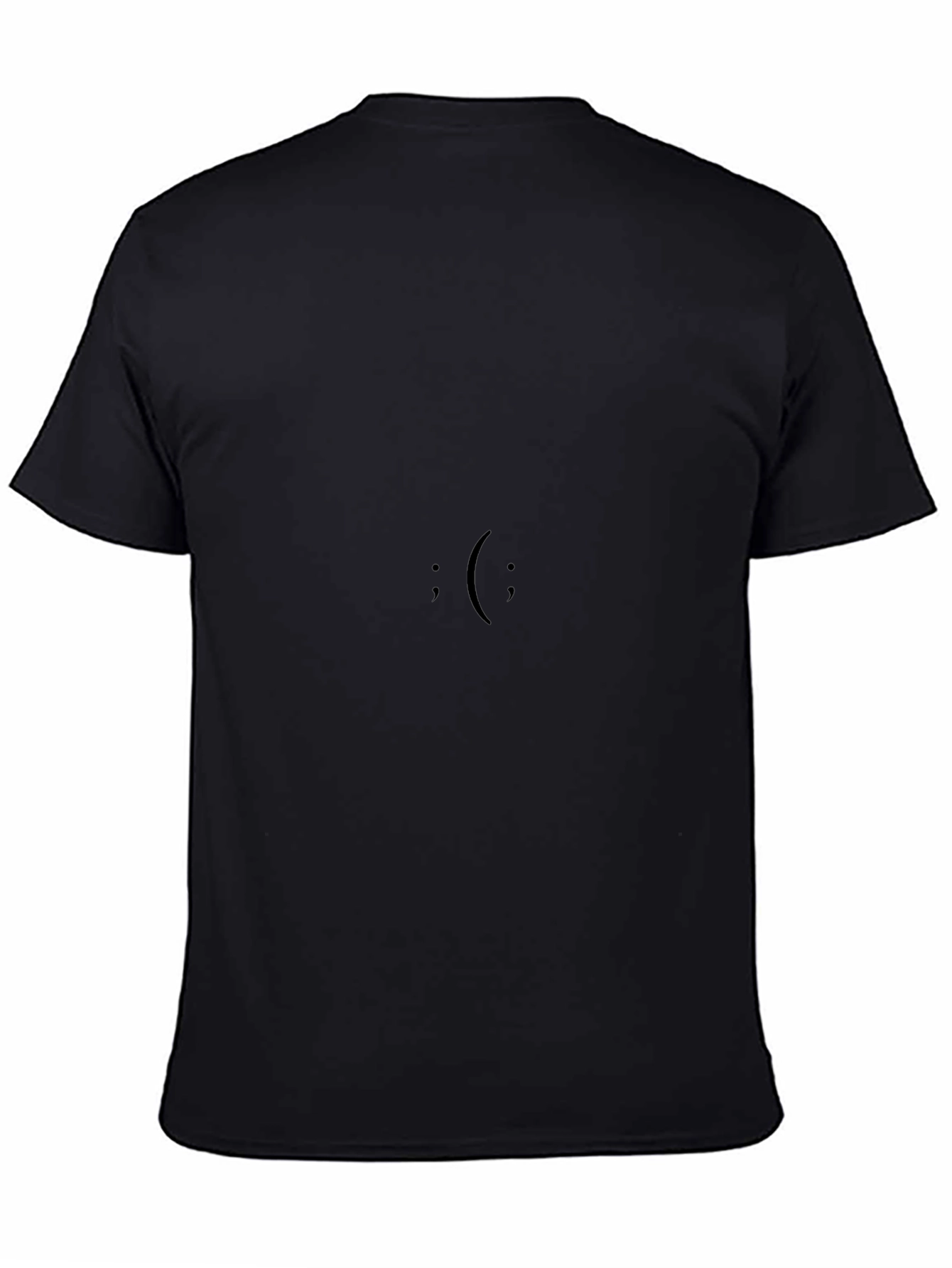 Black ;( Graphic Tee - Minimalist Style