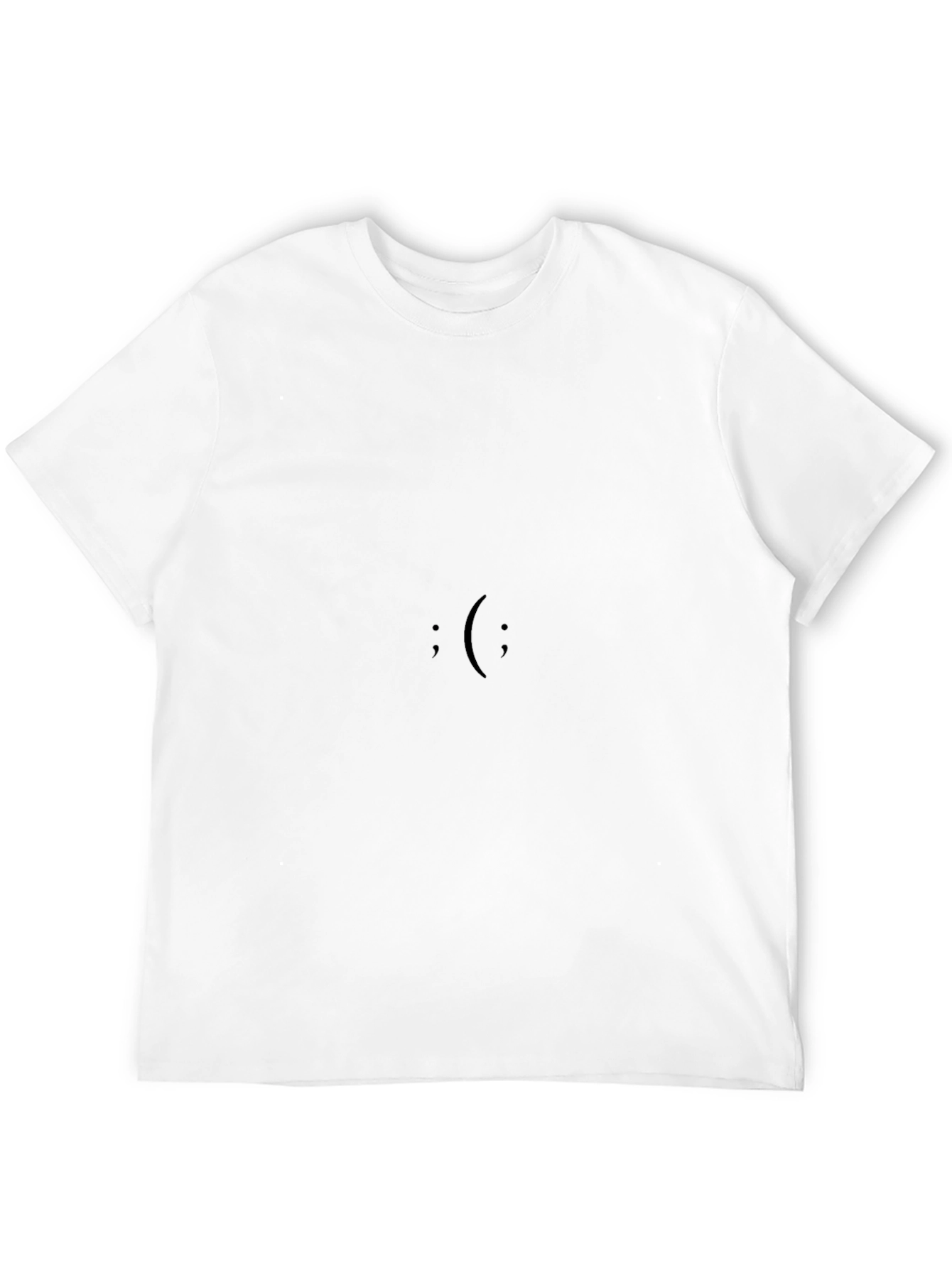 Black ;( Graphic Tee - Minimalist Style