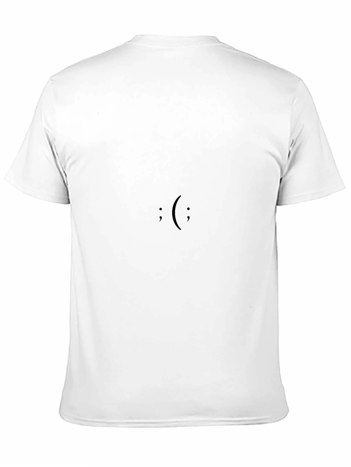 Black ;( Graphic Tee - Minimalist Style