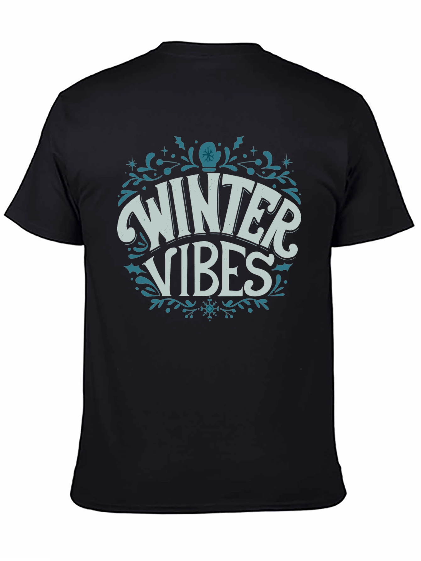Winter Vibes Graphic Tee - Cozy Holiday Shirt
