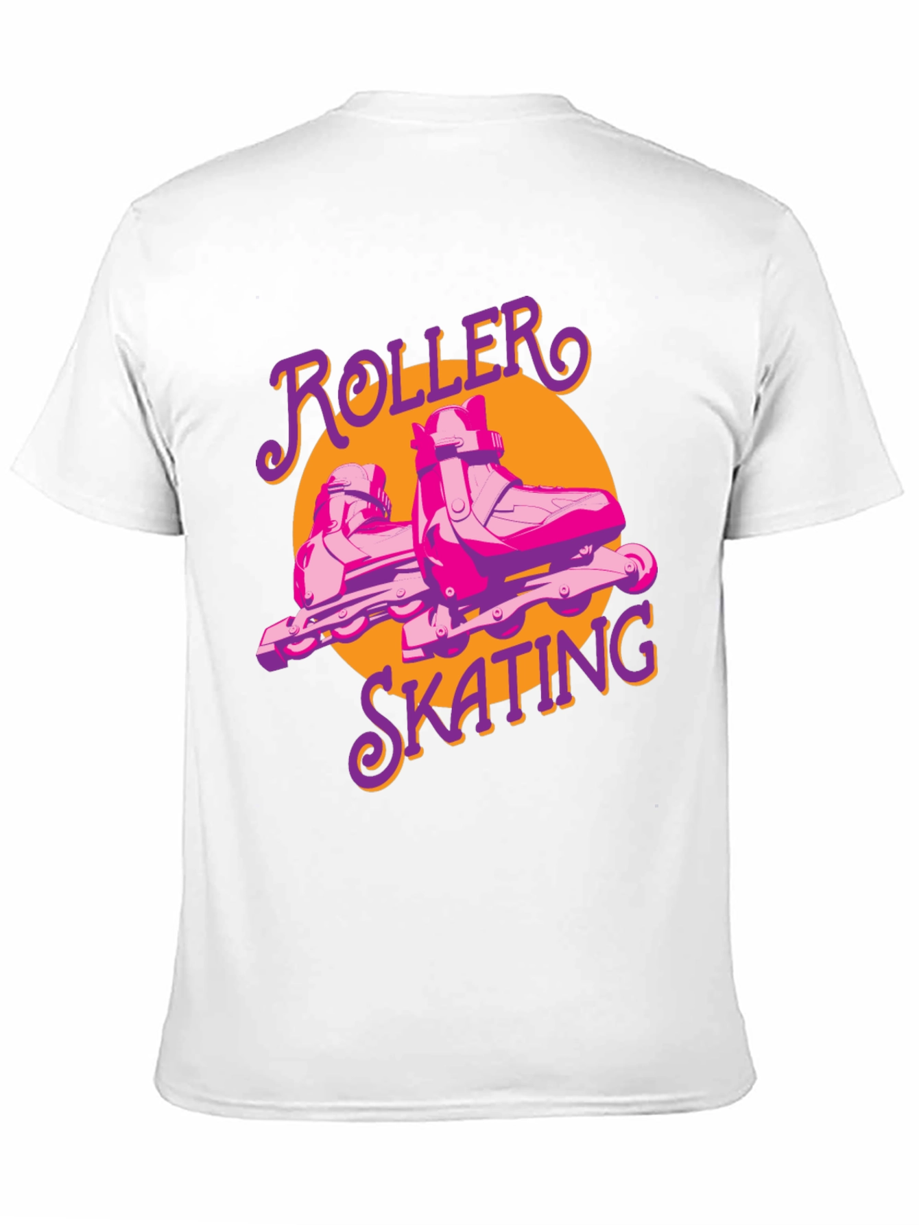 Retro Roller Skating T-Shirt Black