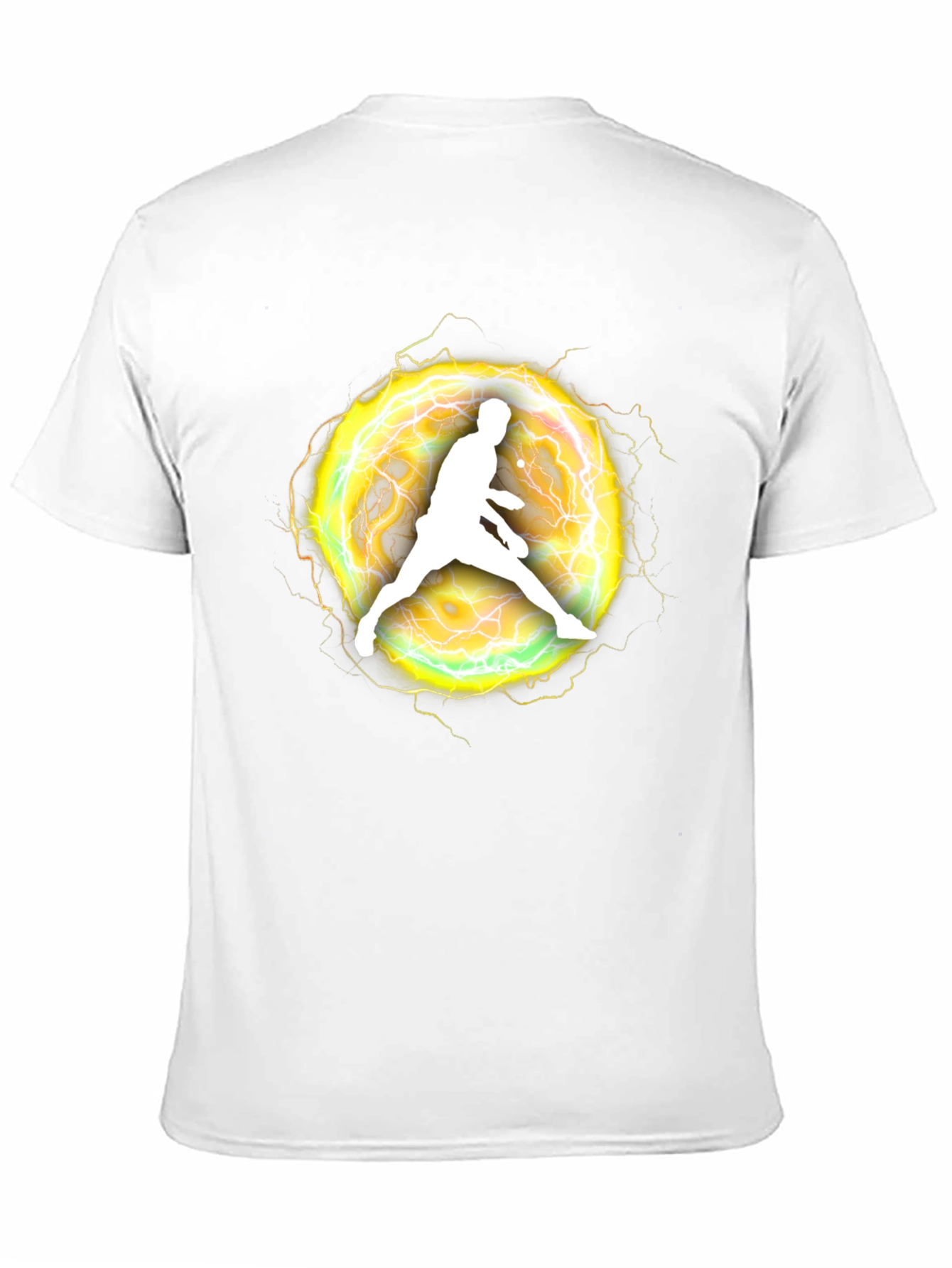 Electric Athlete Graphic Black T-Shirt