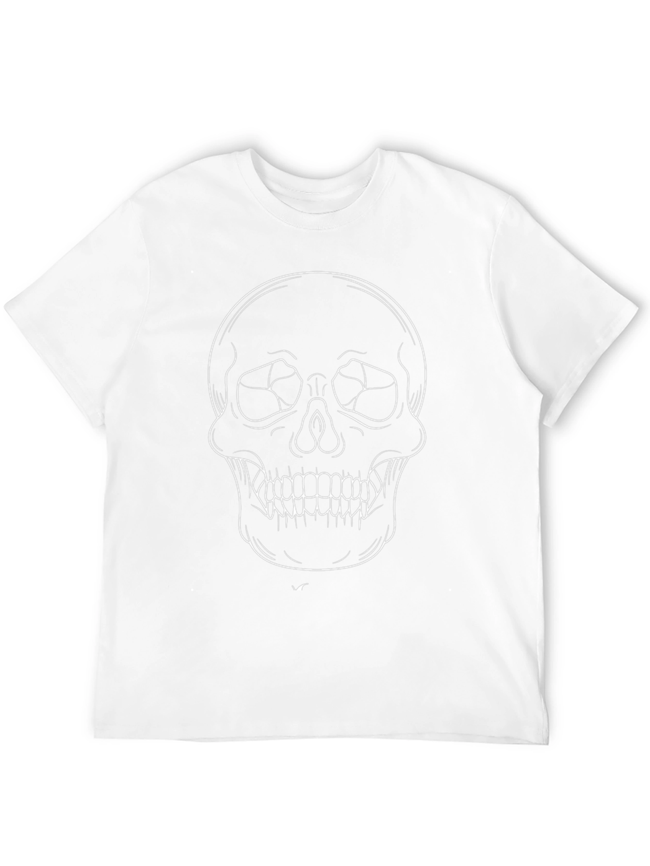 Skull Graphic Black Tee - Stylish & Edgy