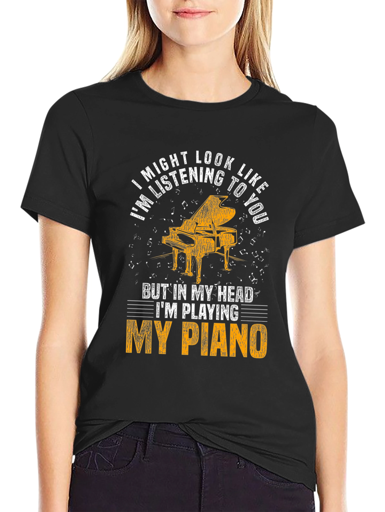 Piano Lover T-Shirt: Im Playing My Piano!