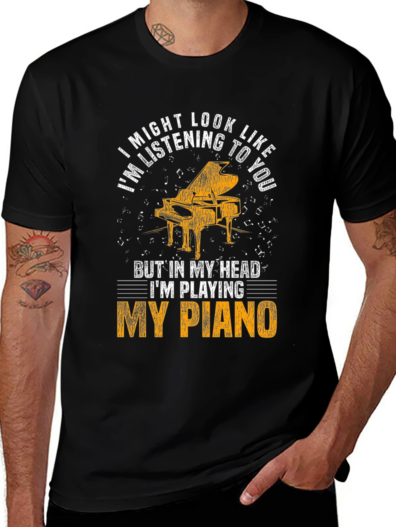 Piano Lover T-Shirt: Im Playing My Piano!