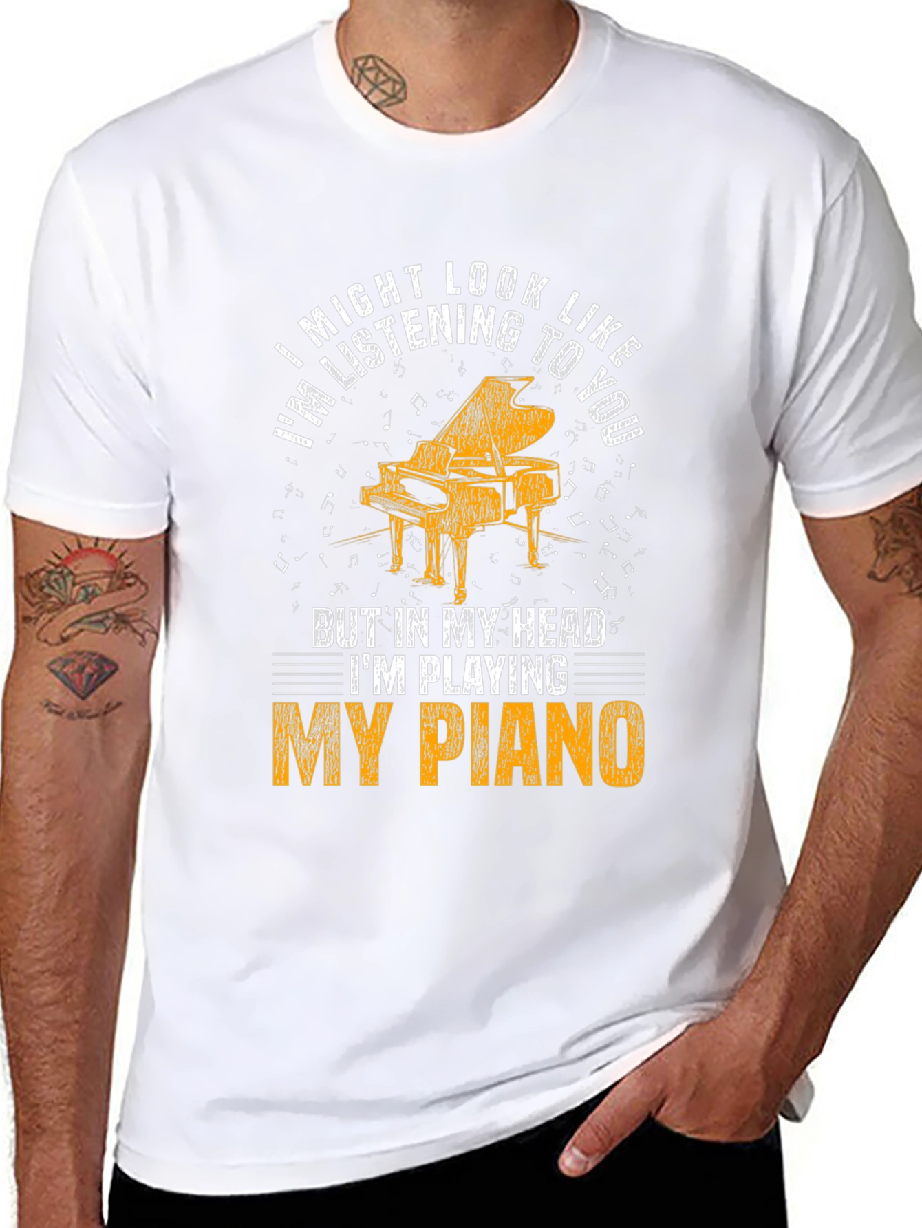 Piano Lover T-Shirt: Im Playing My Piano!