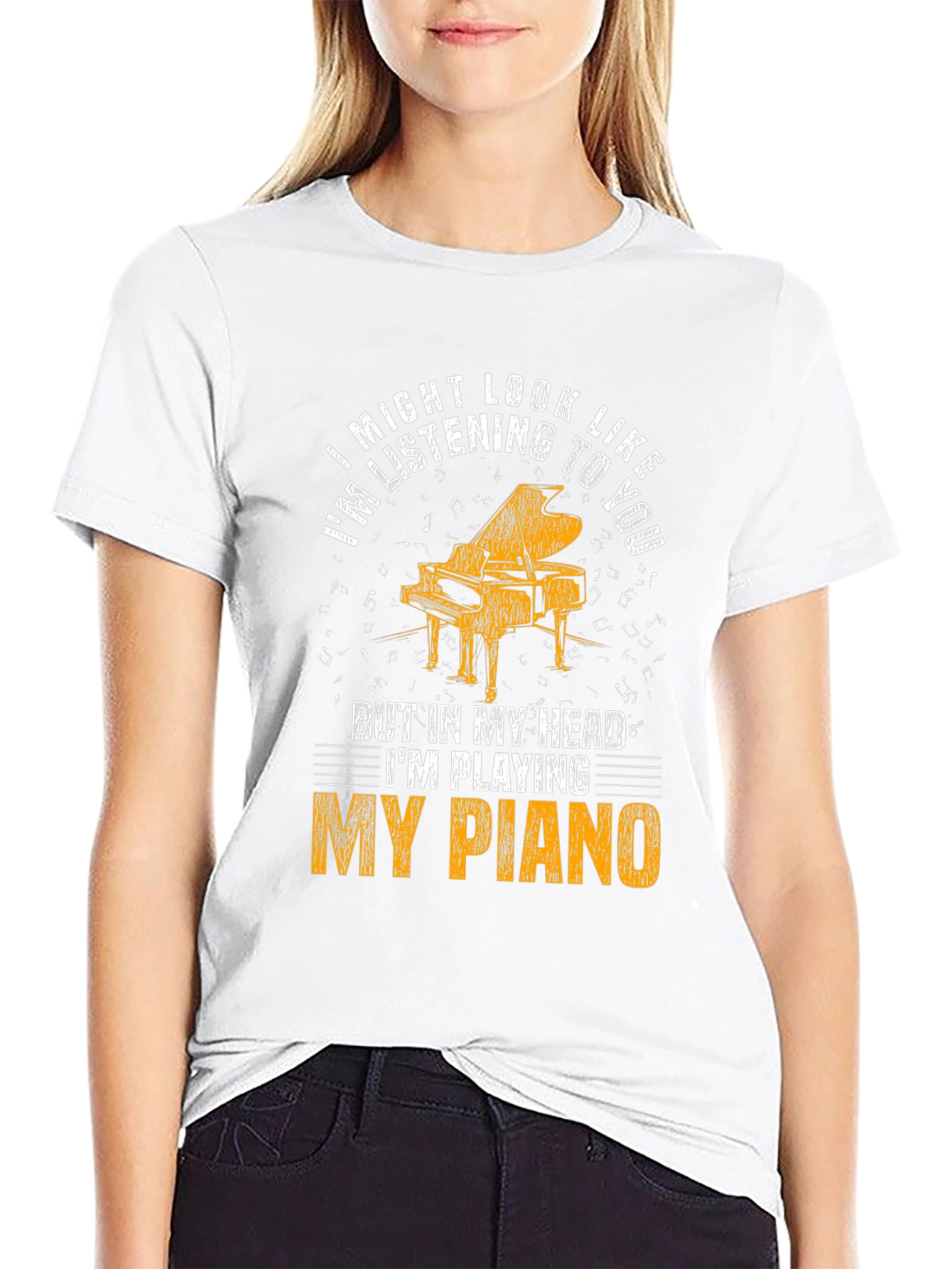 Piano Lover T-Shirt: Im Playing My Piano!