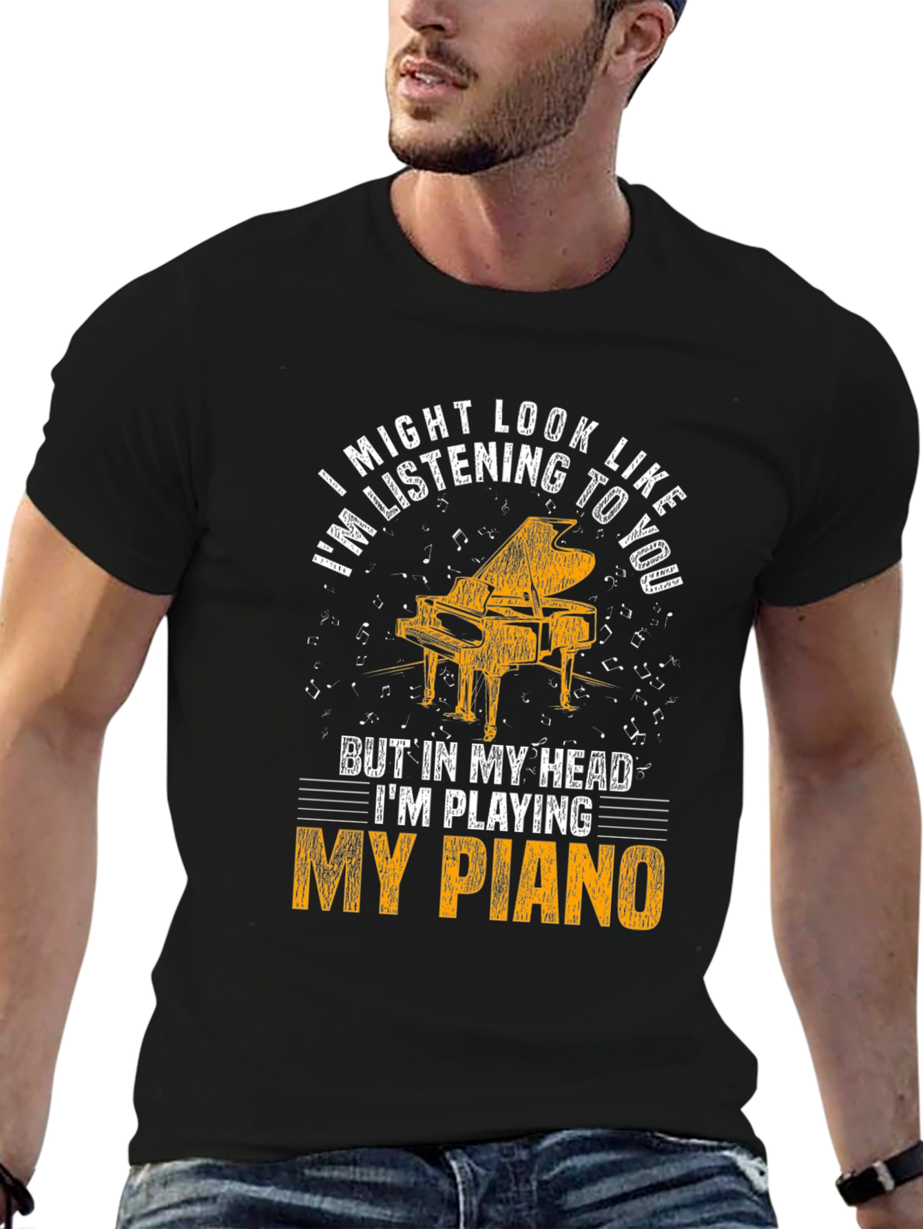 Piano Lover T-Shirt: Im Playing My Piano!