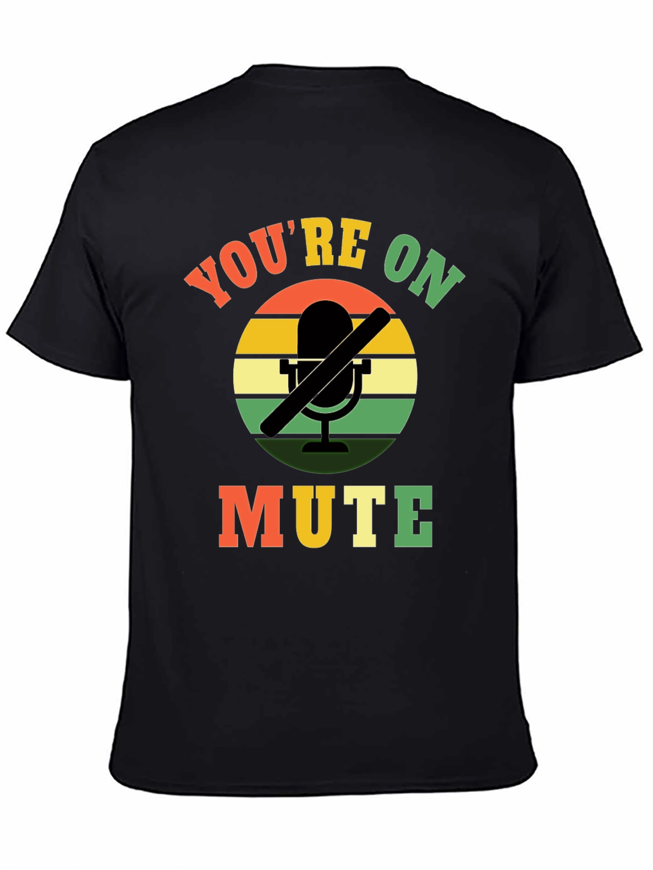 Youre On Mute Graphic Tee - Black