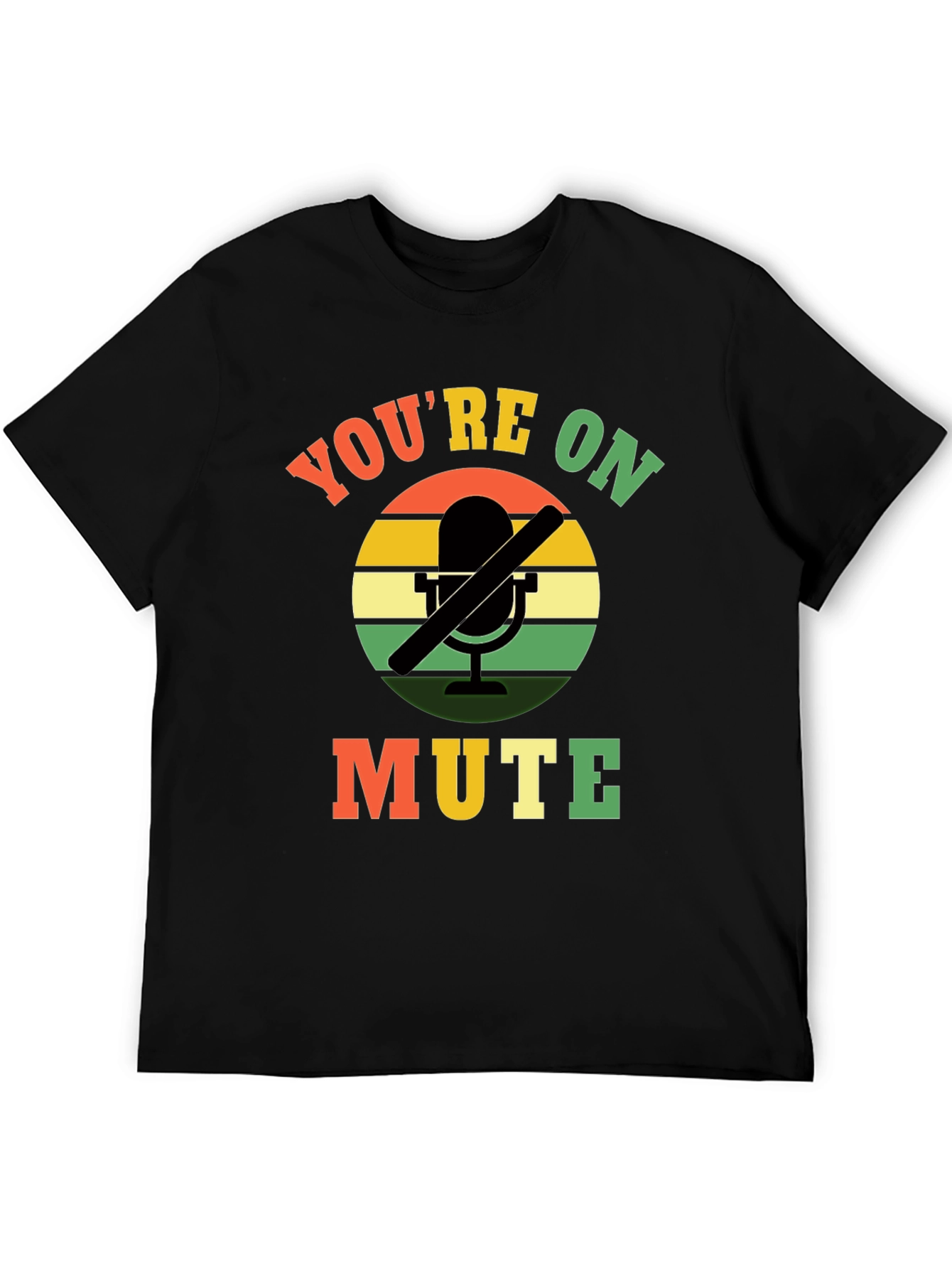 Youre On Mute Graphic Tee - Black