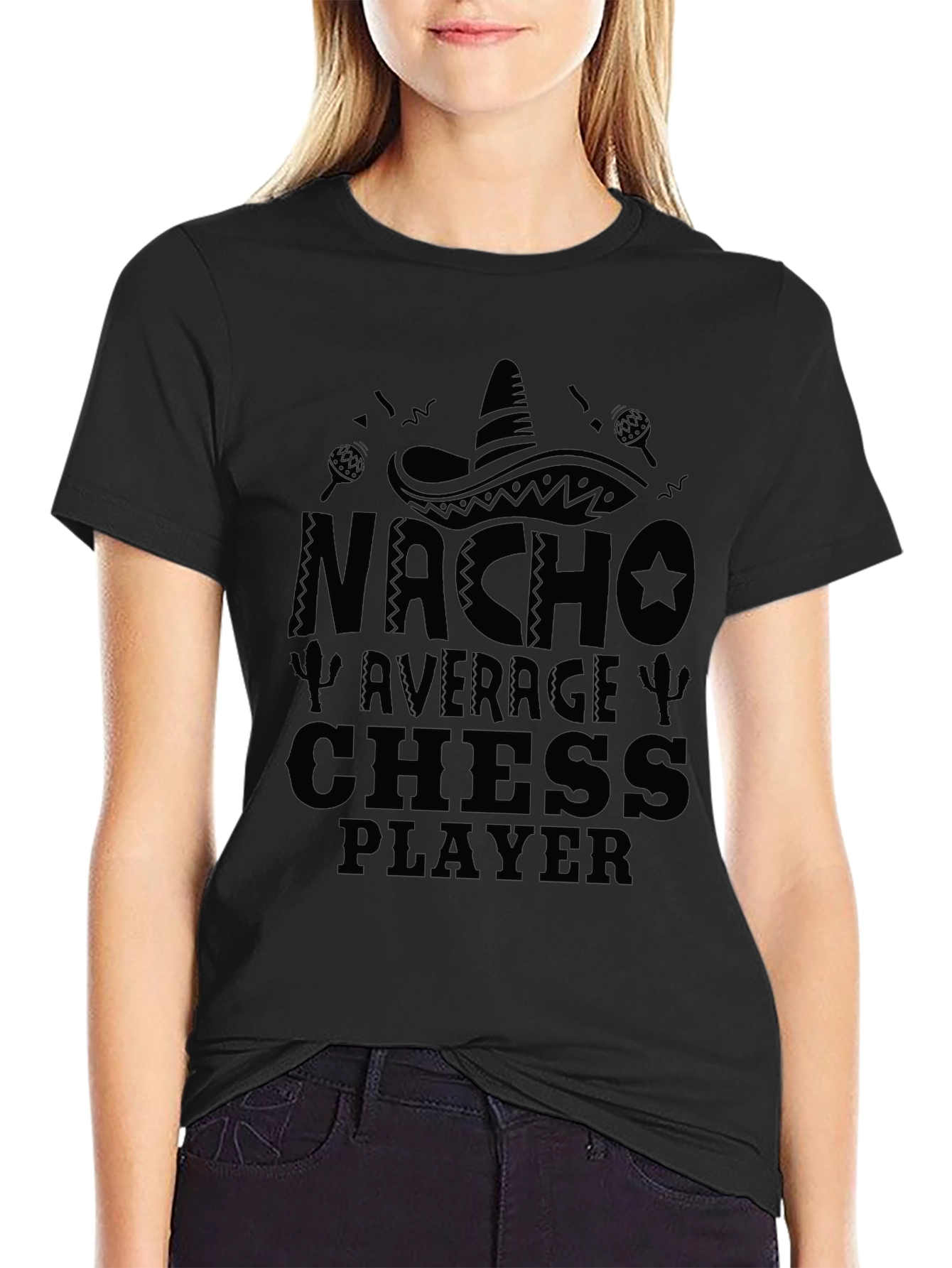Nacho Average Chess Player Graphic Tee