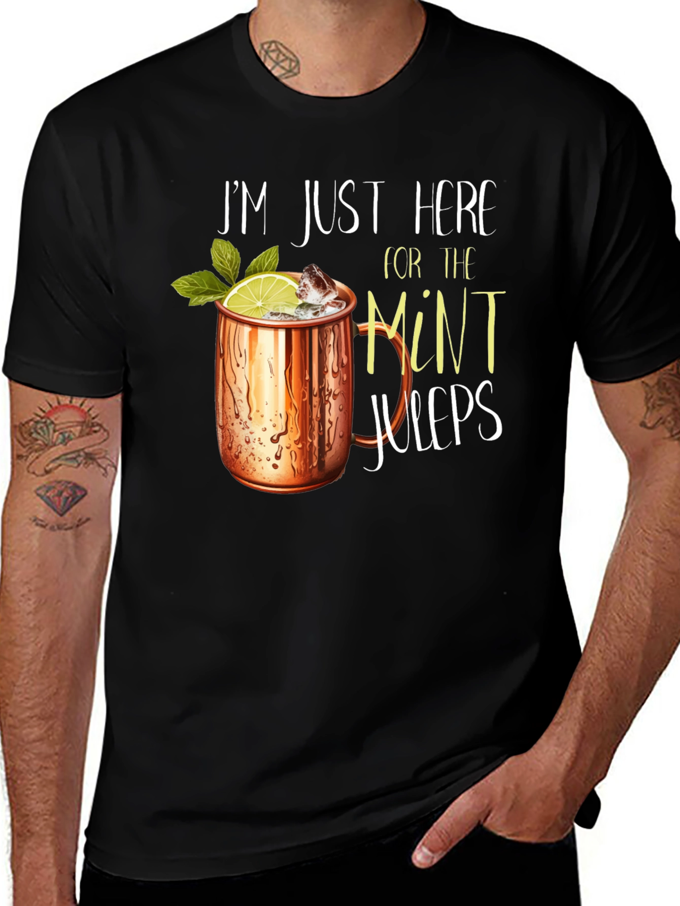 Mint Julep T-Shirt - Novelty Graphic Tee